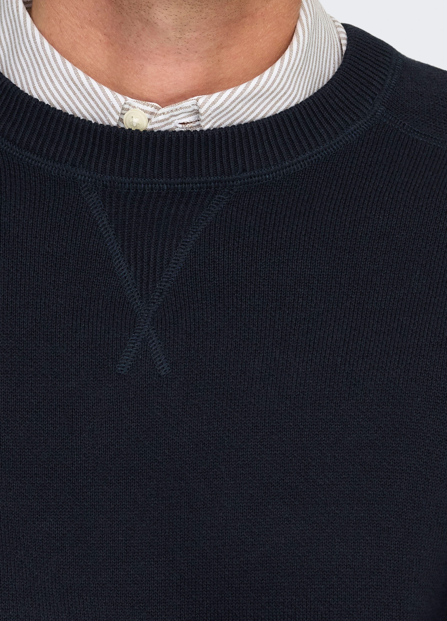 Felpa girocollo con spalla raglan uomo_4