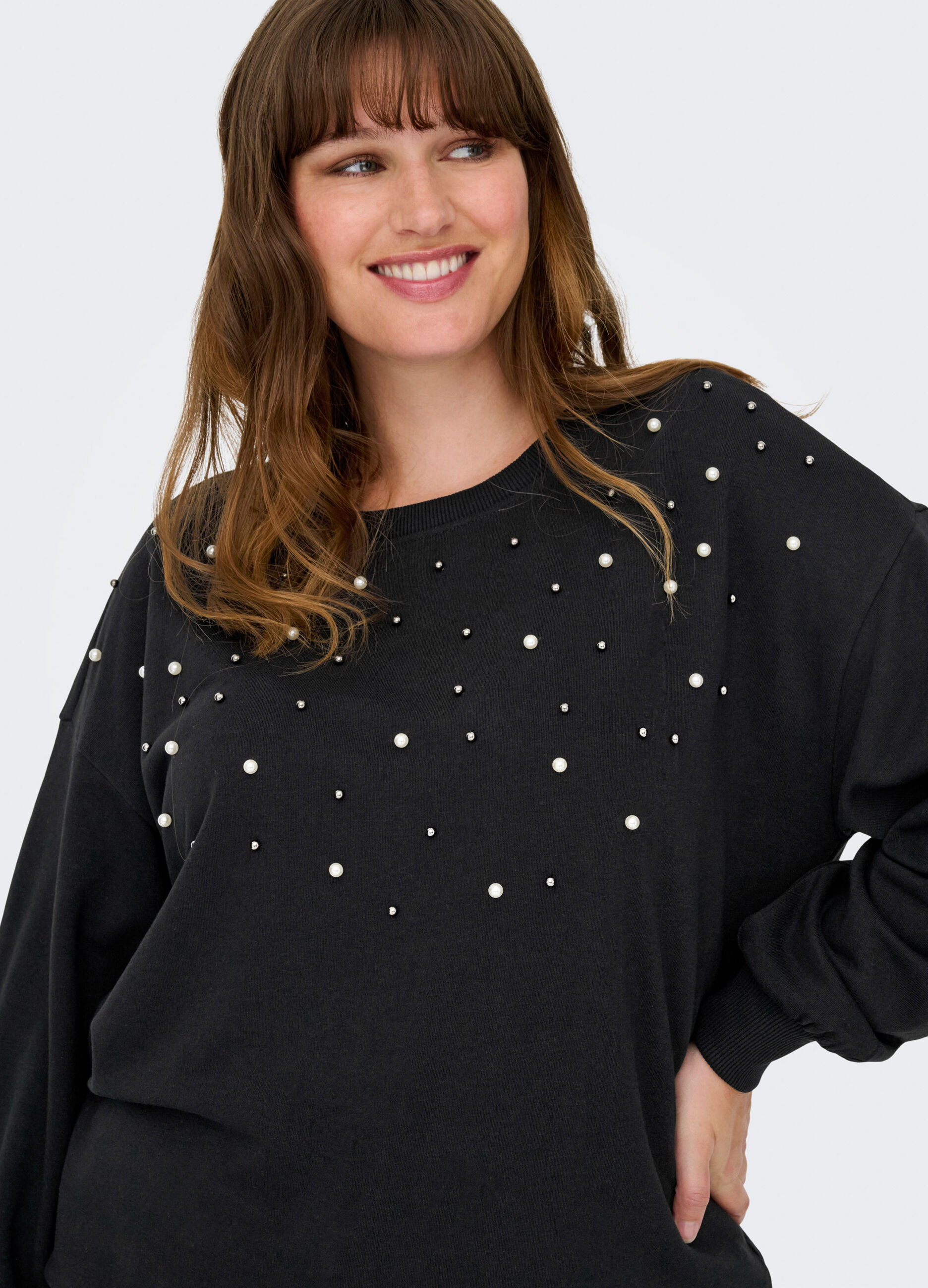 Felpa a maniche lunghe regular fit_4