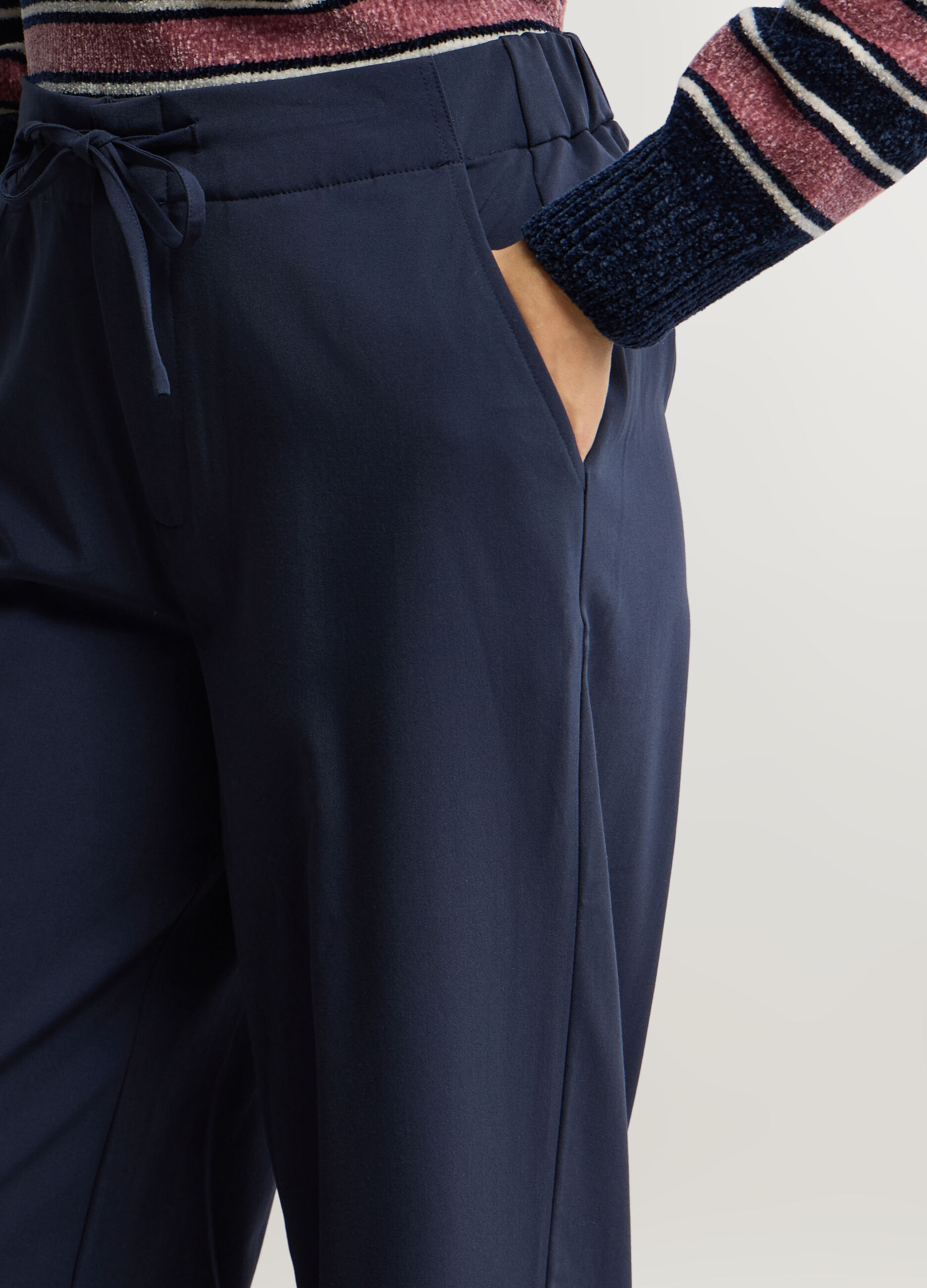 Jogger Fit Regular misto viscosa stretch donna_3