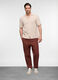 Pantaloni chino in lino e cotone uomo_0