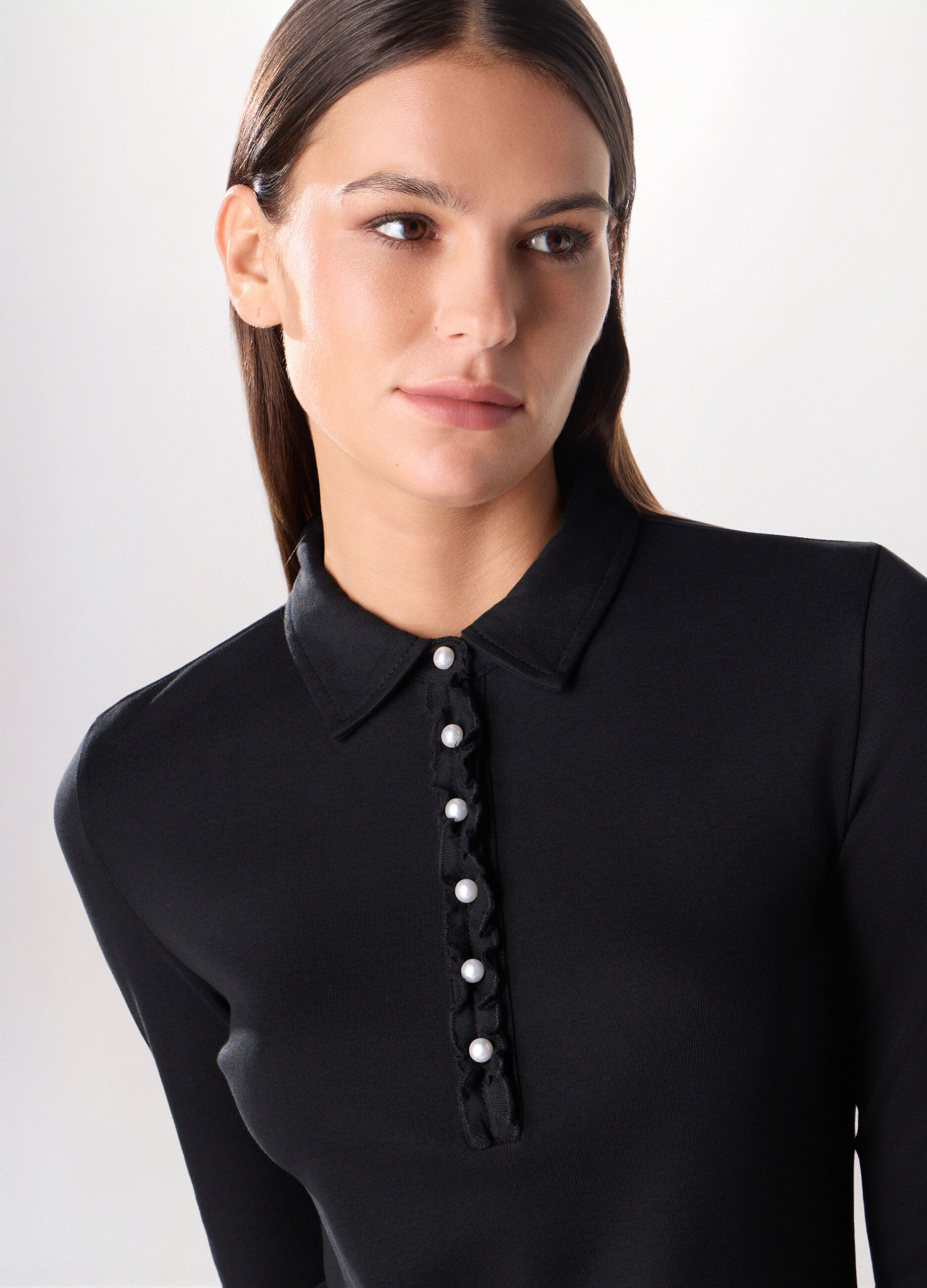 Polo in pura viscosa donna_2