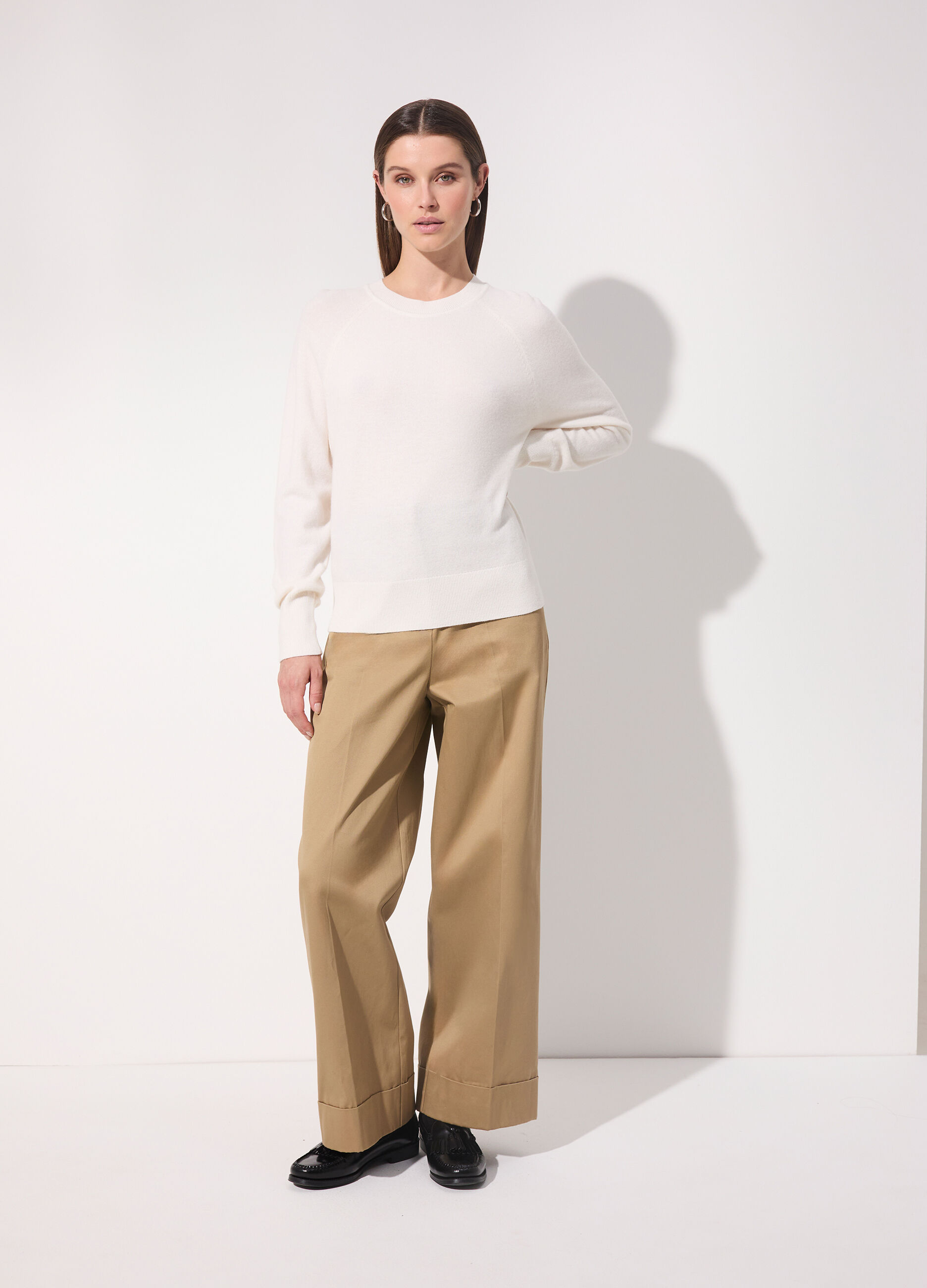 Pullover in pura lana merino donna_0
