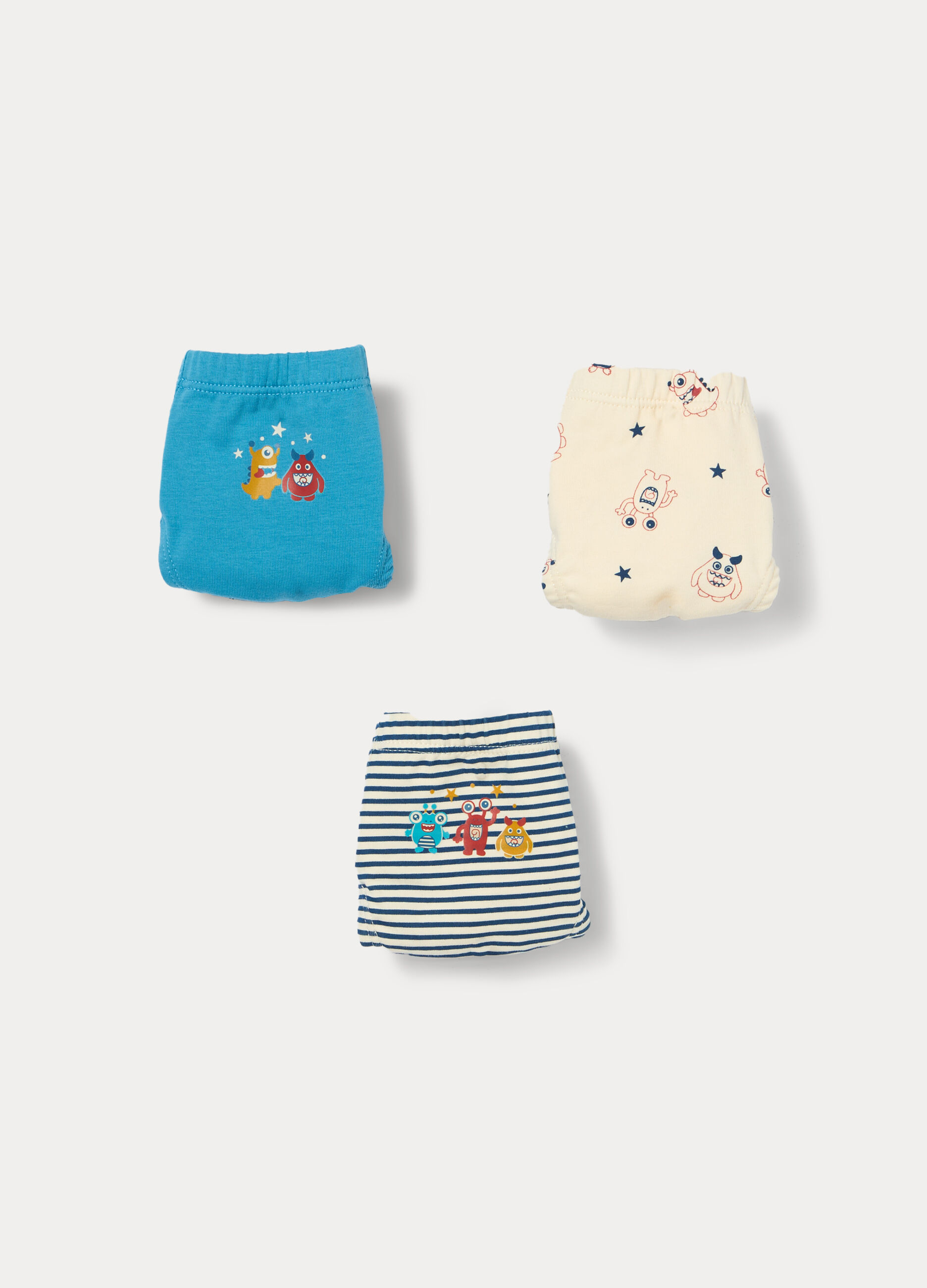 Pack 3 slip in jersey di cotone stretch _0