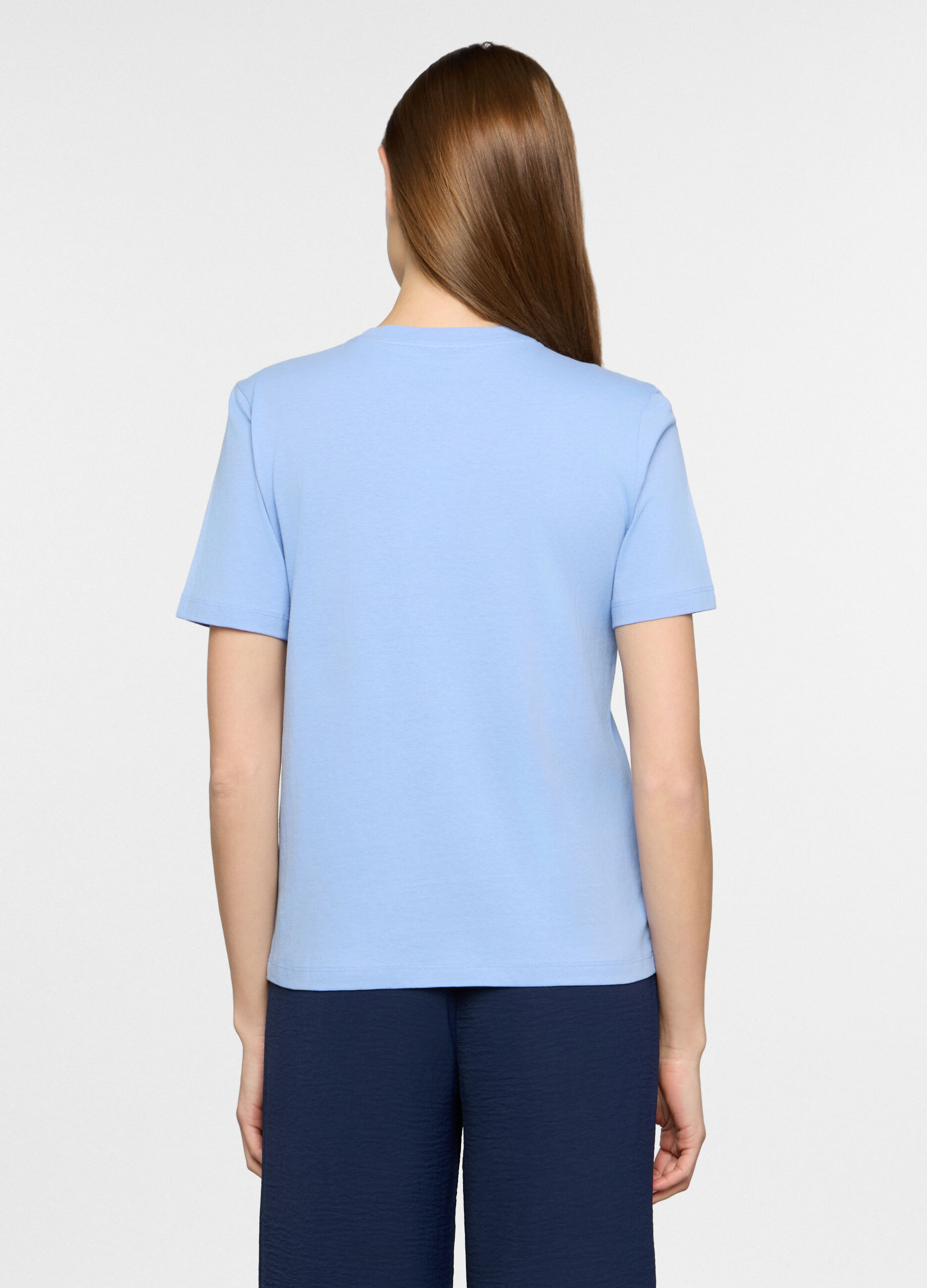 T-shirt girocollo donna _1