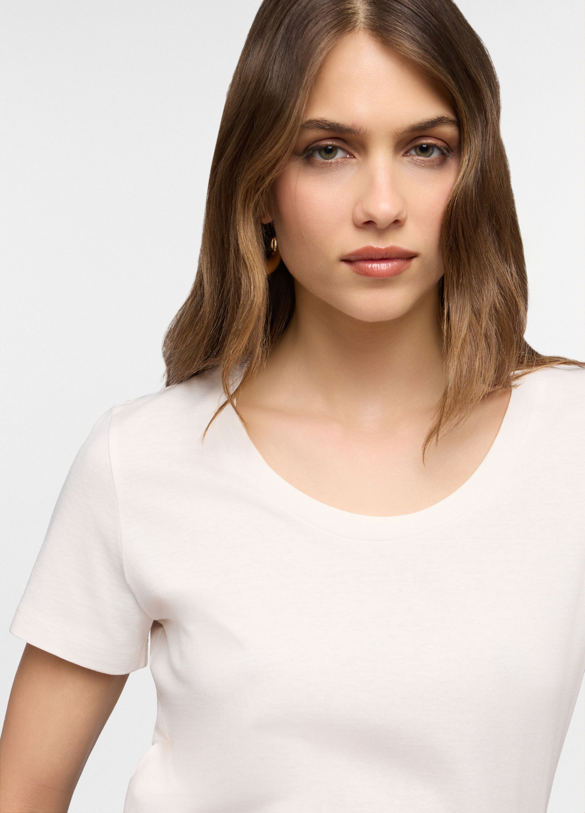 T-shirt girocollo donna_2