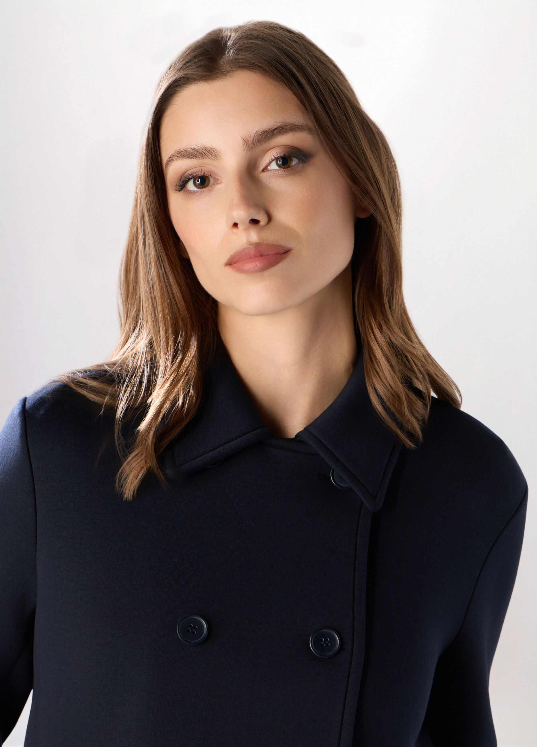 Cappotto corto in doppiopetto donna_2