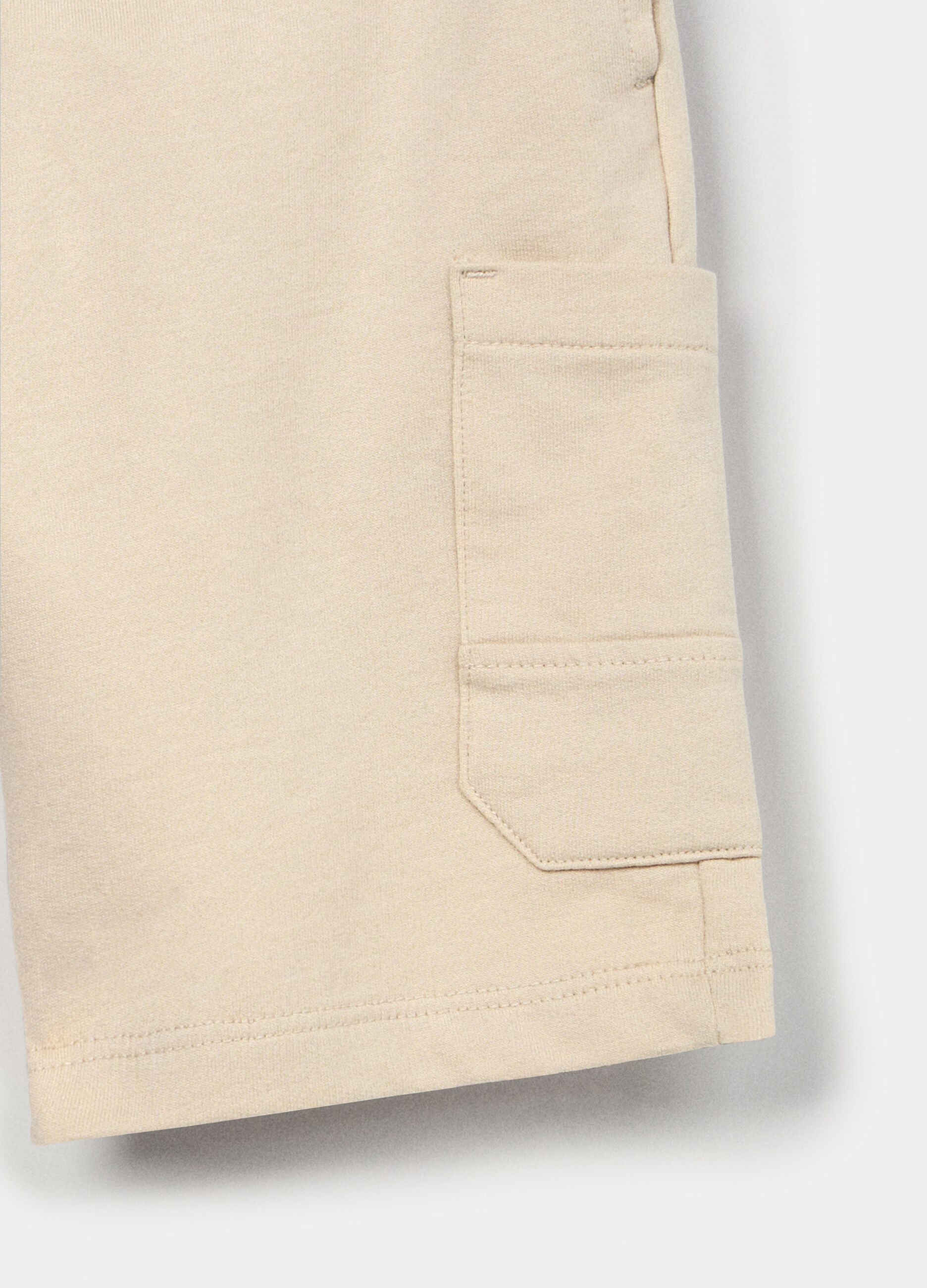 Shorts in french terry di puro cotone bambino_2