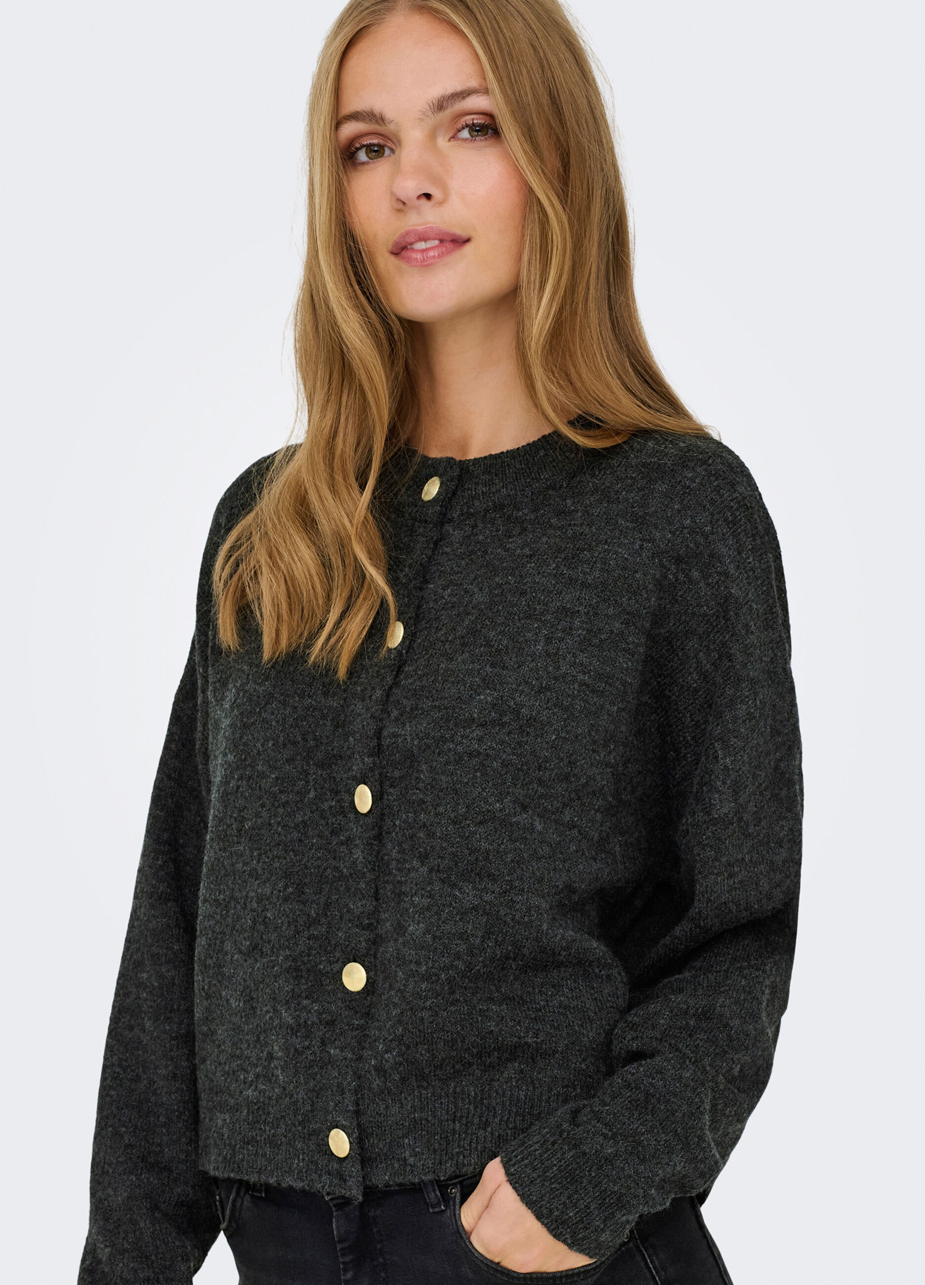 Cardigan mélange donna_3