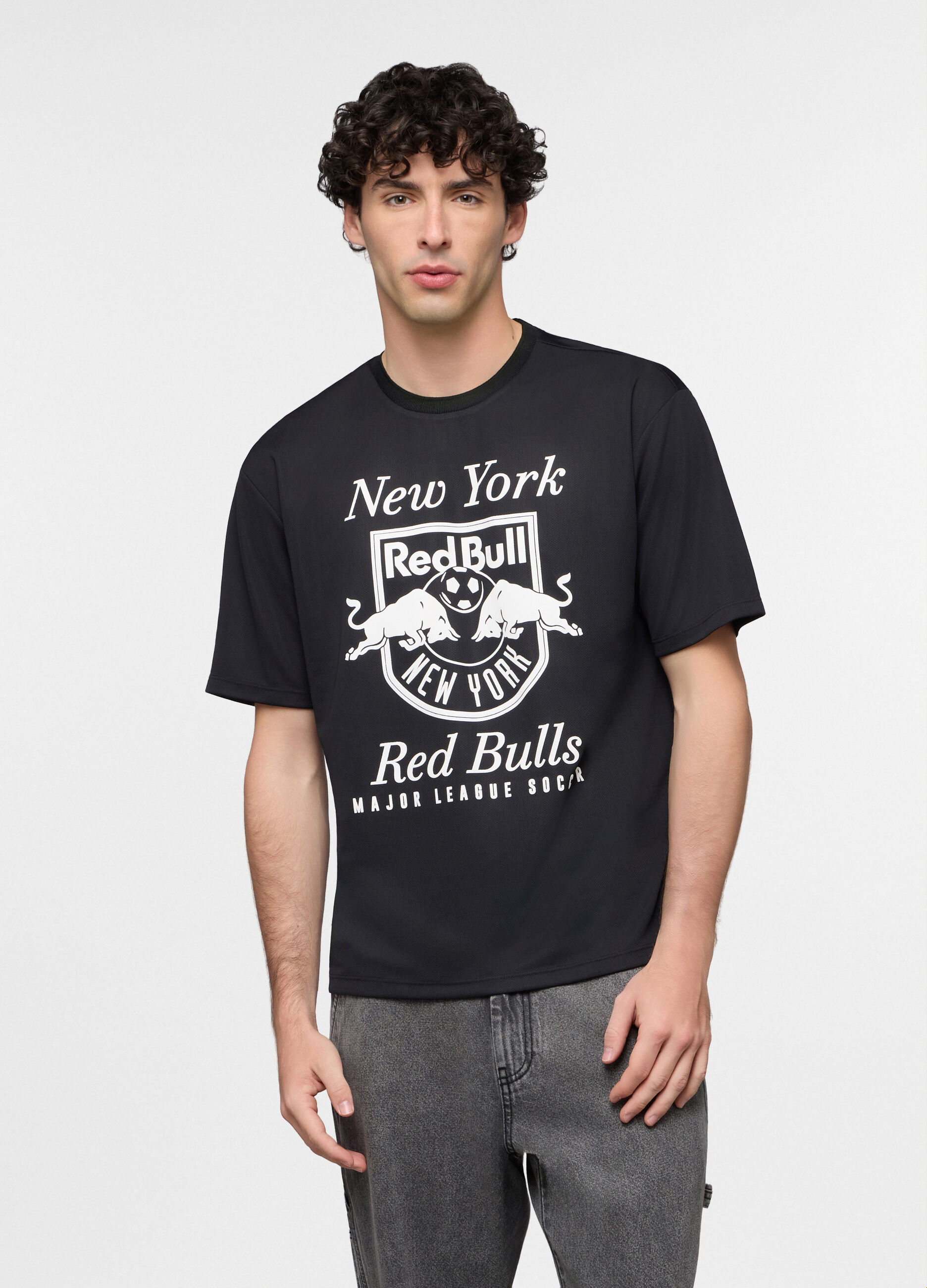 T-shirt New Tork Red Bull in mesh uomo_0