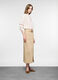 Camicia fit over con scollo a V in puro cotone dobby donna_0