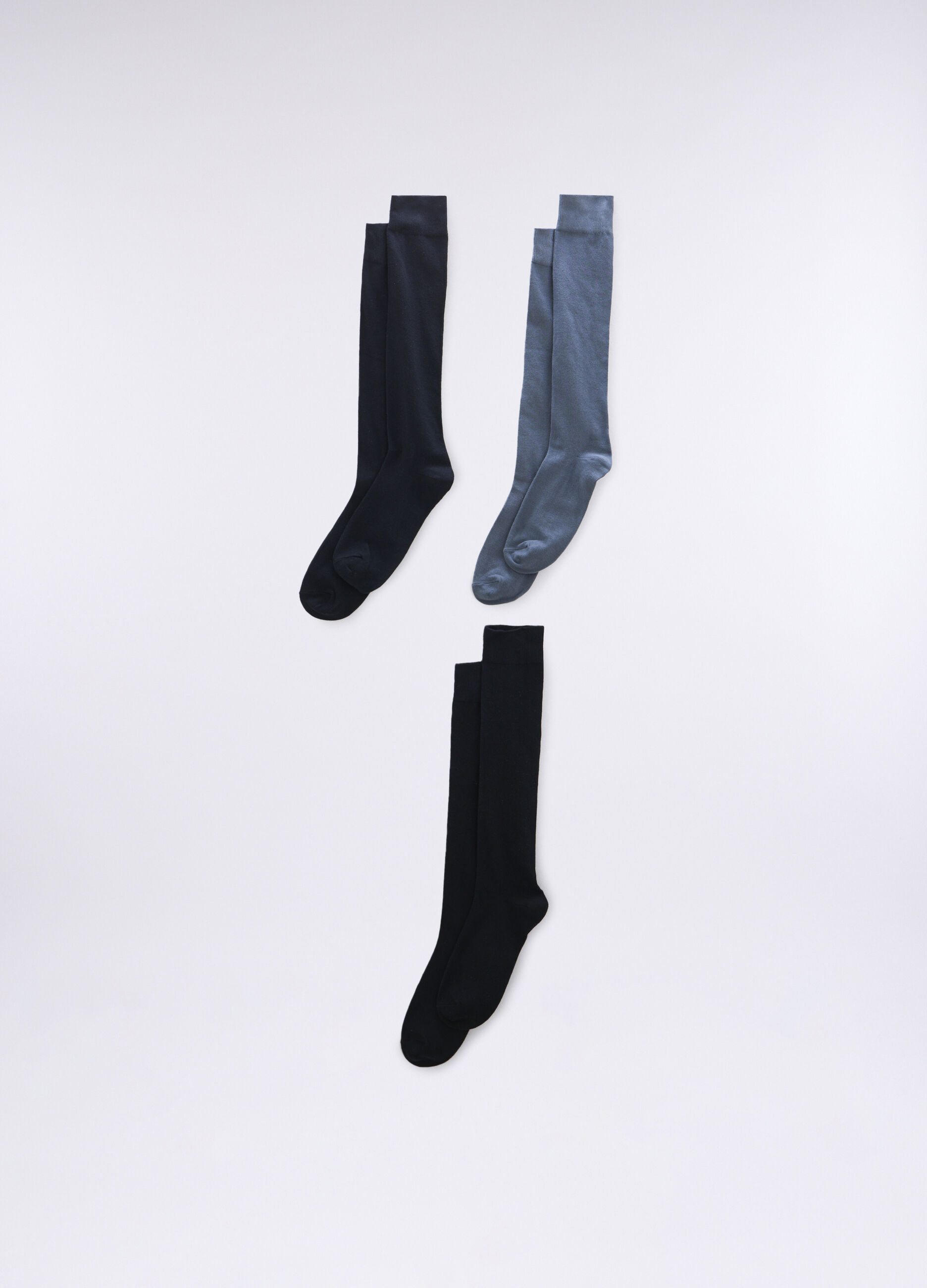 3 pack calze lunghe in cotone stretch uomo_0