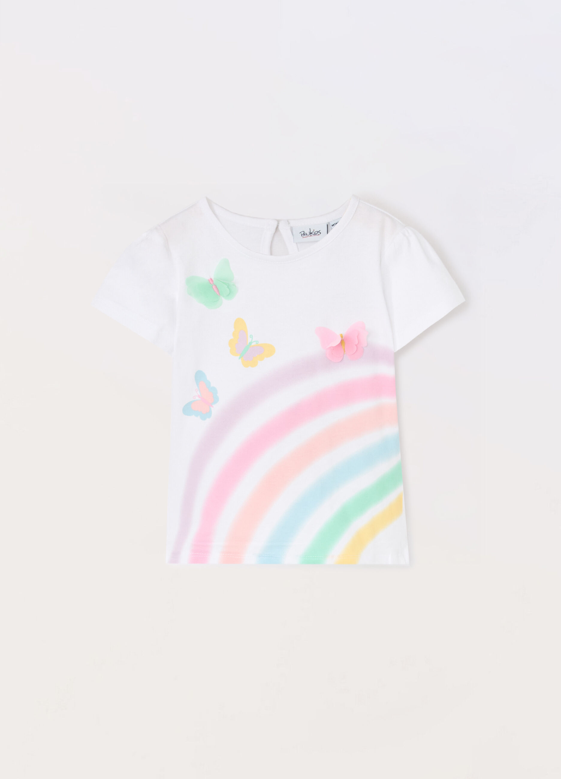 T-shirt in jersey di puro cotone neonata_0