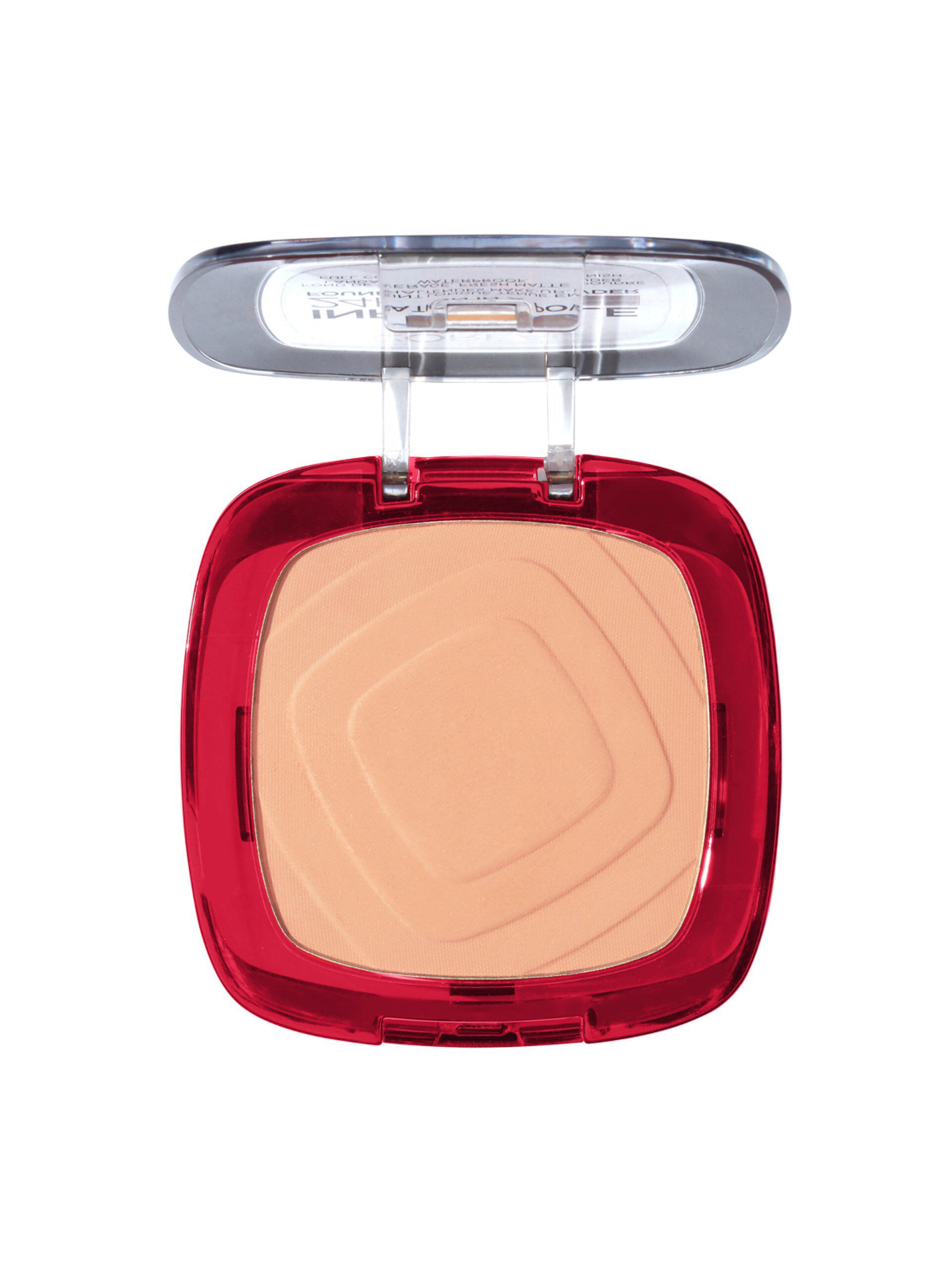 L'Oréal Paris Fondotinta compatto Infaillible 24H Fresh Wear, Formula in Polvere a Lunga Tenuta, Mask-Friendly, Low-Transfer e Waterproof, Copre come un fondotinta e opacizza come una polvere, 245 Miel Dore/Golden Honey.