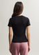 T-shirt girocollo in puro cotone donna_1