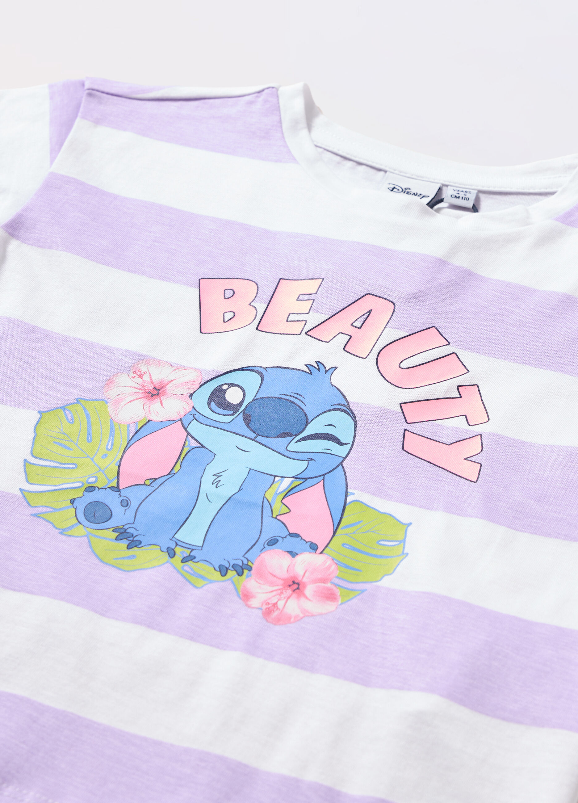 T-shirt in jersey di puro cotone bambina_1