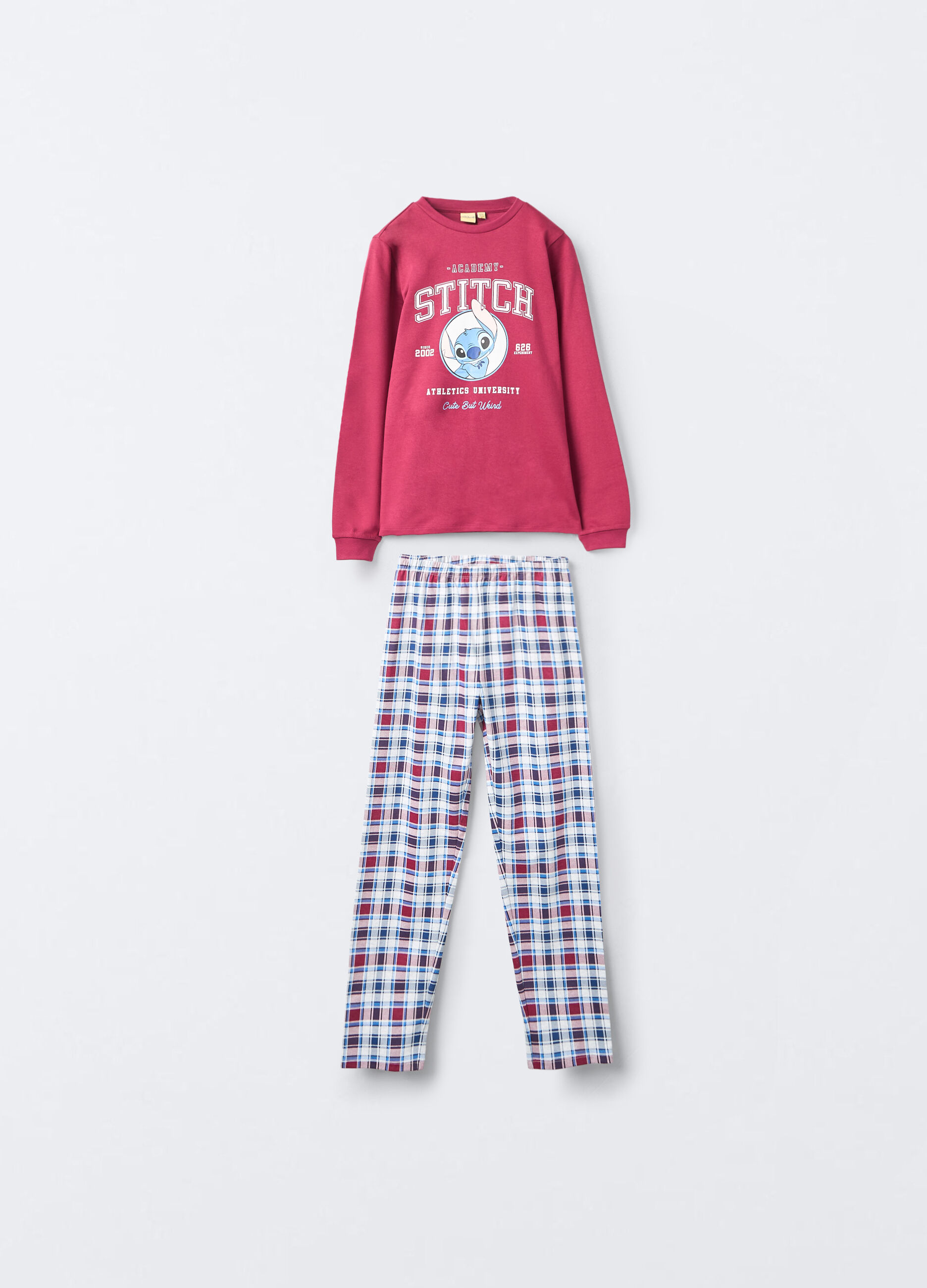 Set pigiama lungo Disney in interlock di puro cotone ragazza_0