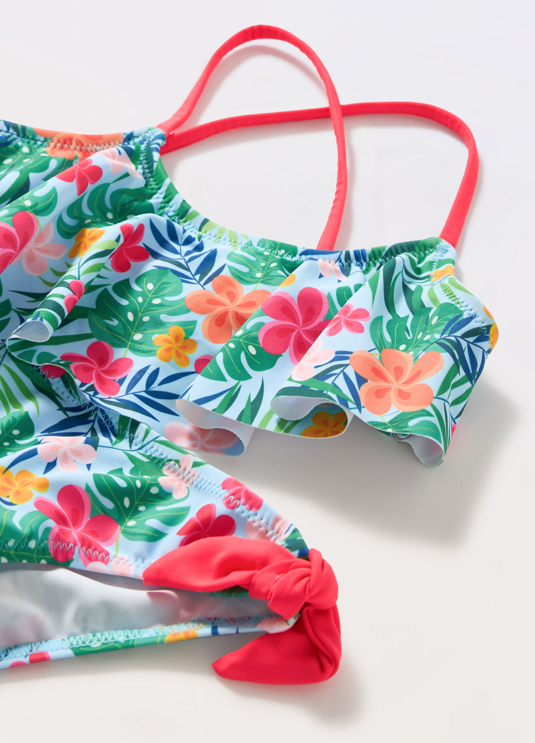 Costume bikini con stampa bambina
