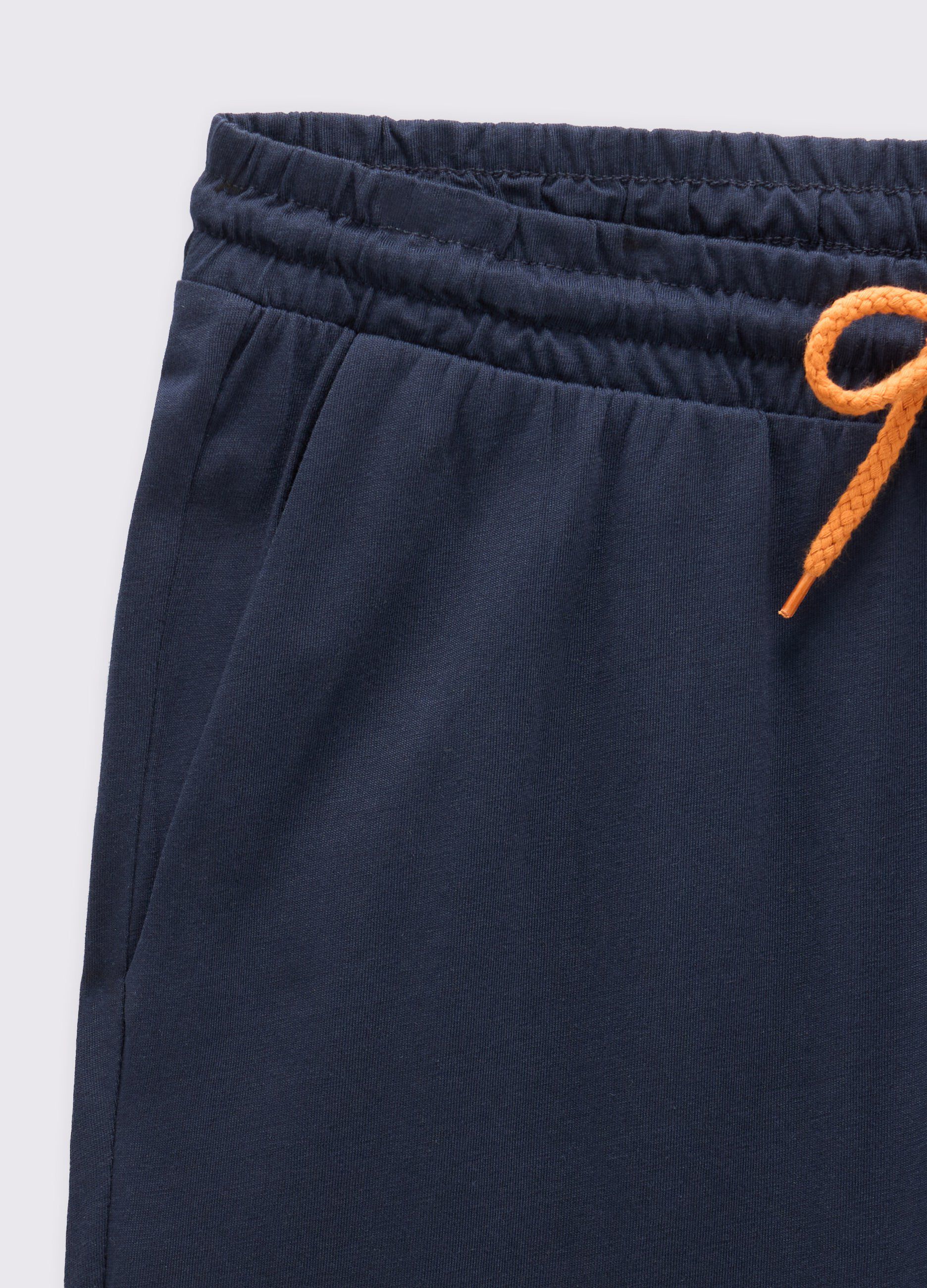 Pantalone pigiama in puro cotone jersey uomo_1