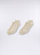 Pack 2 calze corte in costina di cotone stretch donna_0