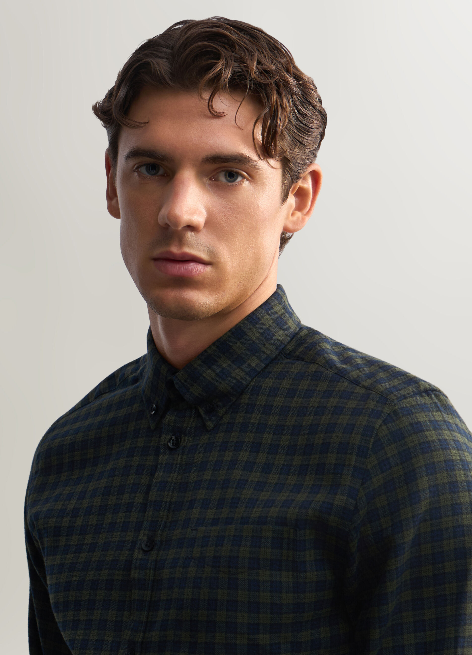 Camicia a quadri in flanella uomo_2
