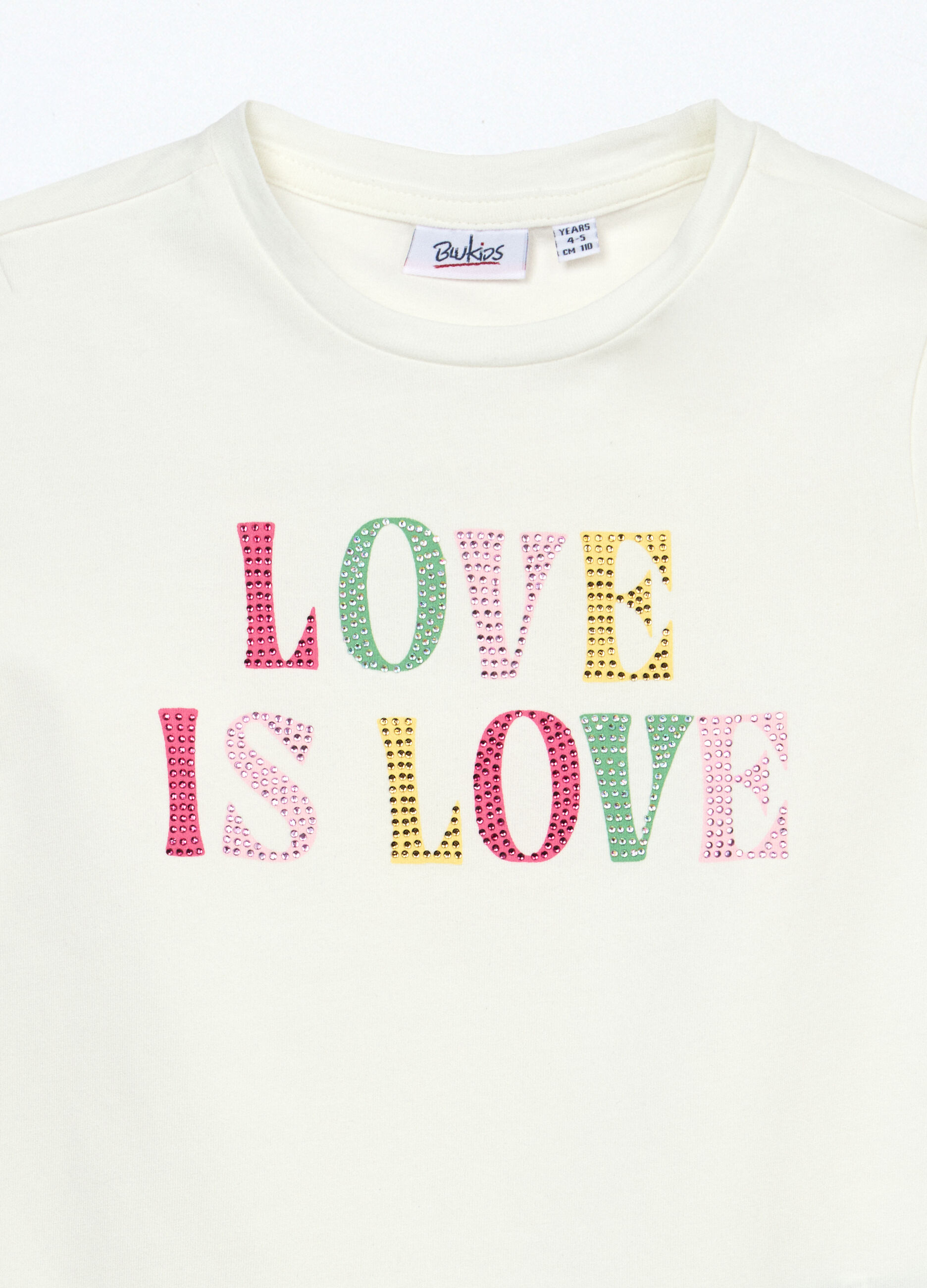 T-shirt in jersey di cotone stretch bambina_2