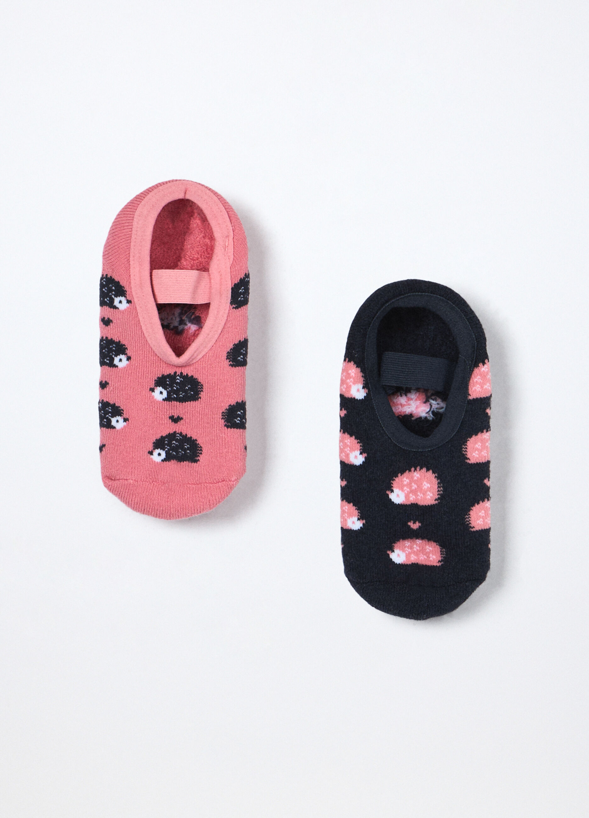 Pack 2 calze corte antiscivolo bambina_0