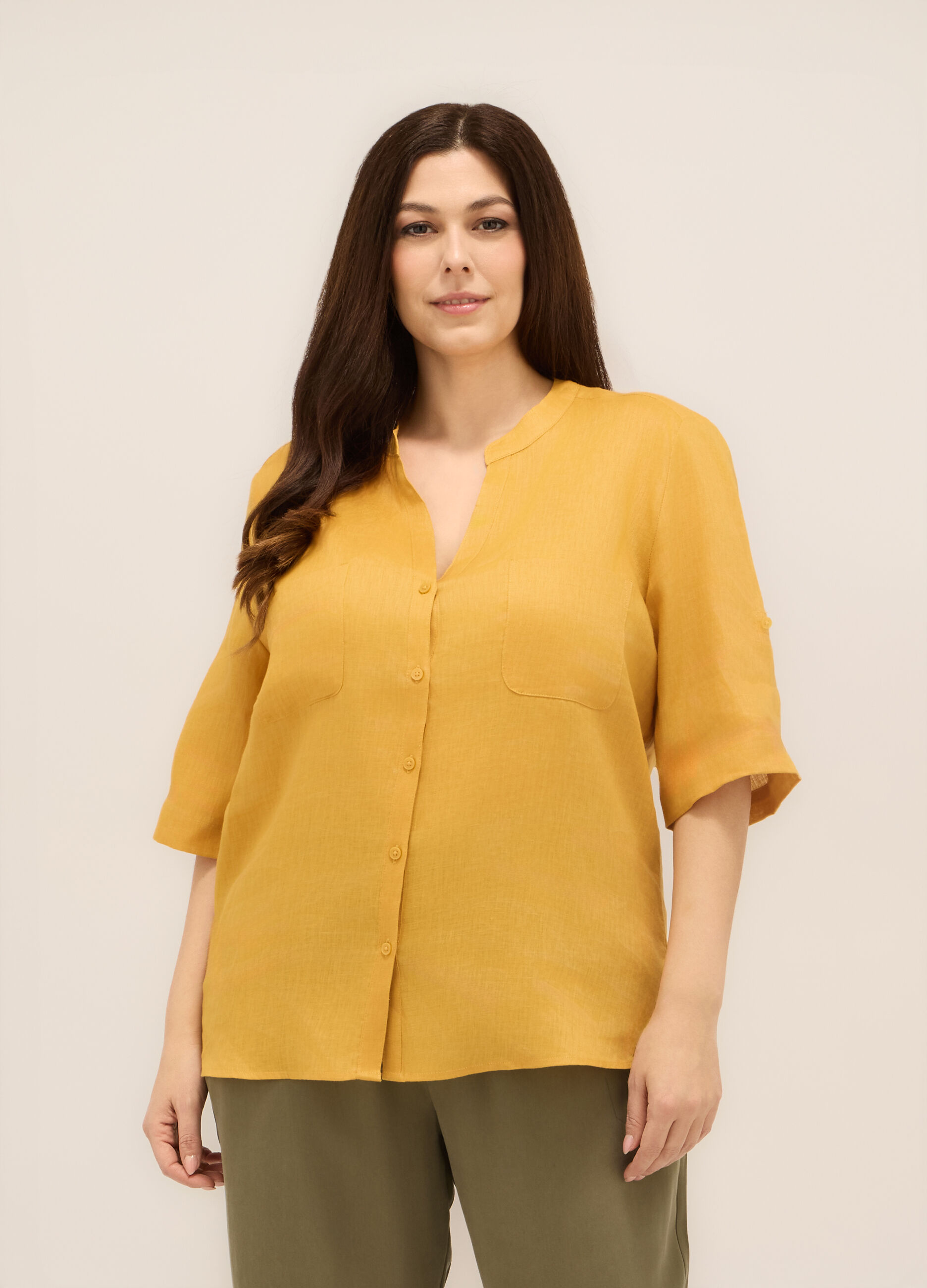 Camicia puro lino donna curvy_0