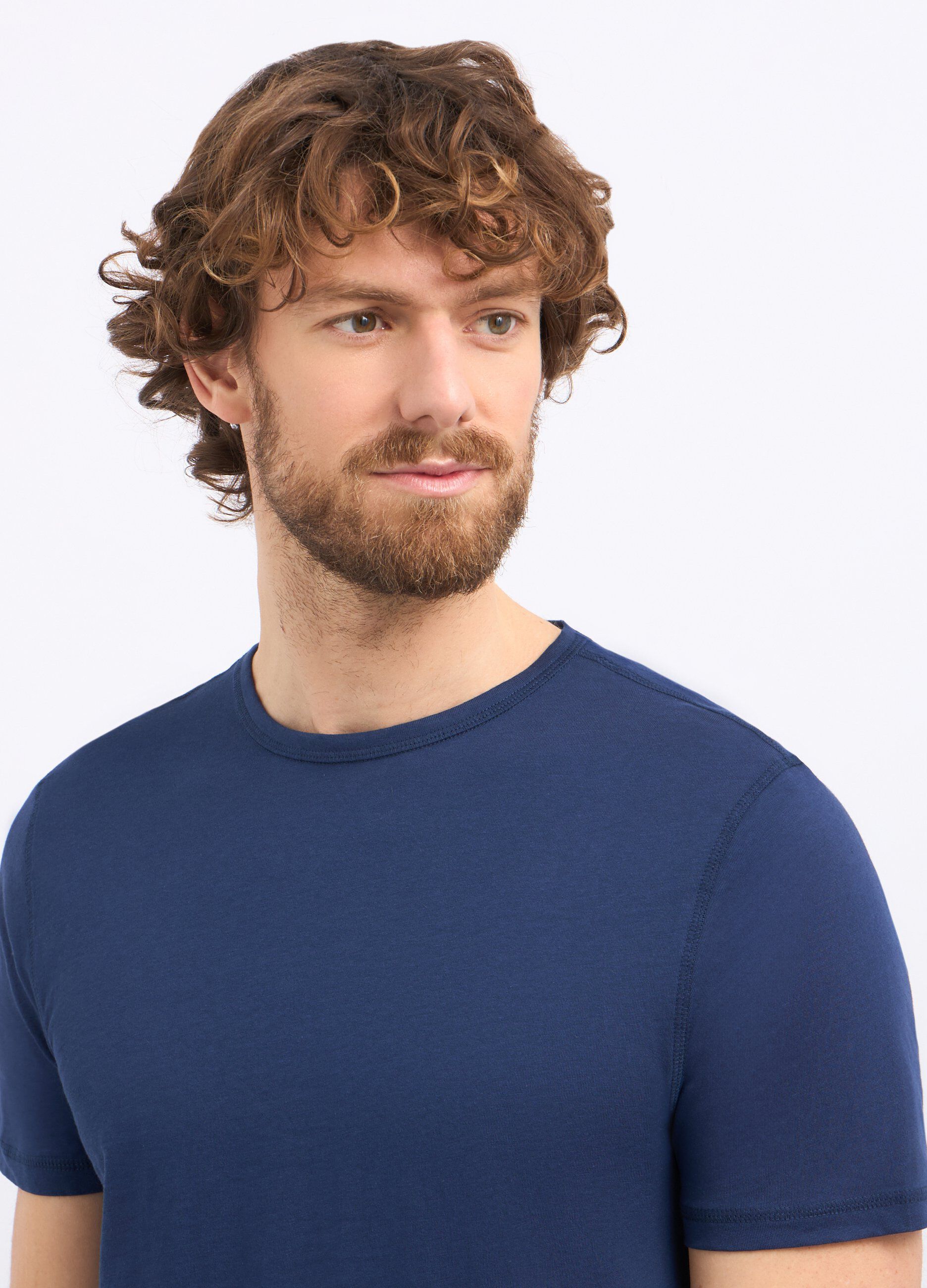 T-shirt a girocollo in puro cotone uomo_2