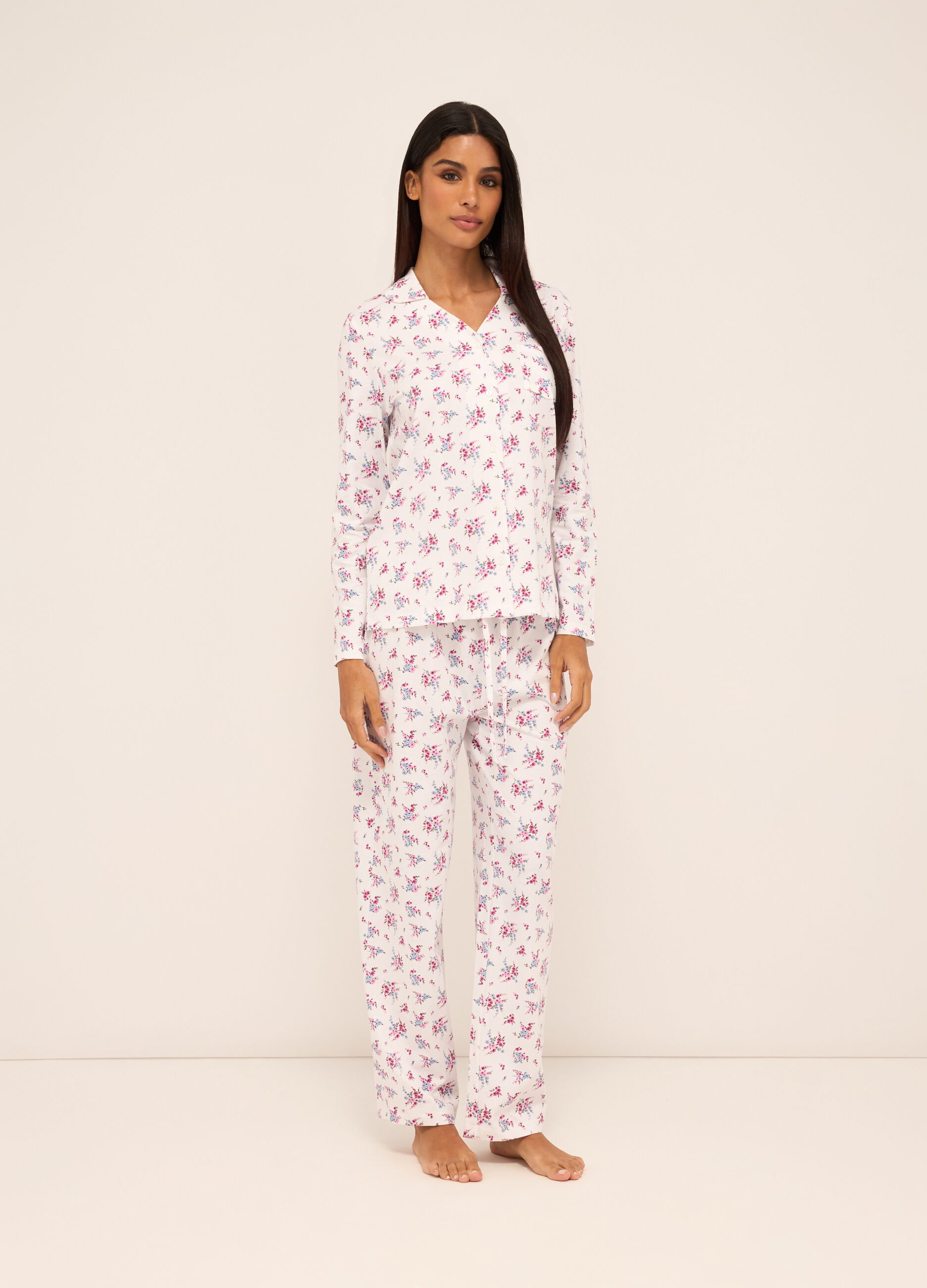 Set pigiama in puro cotone donna_0