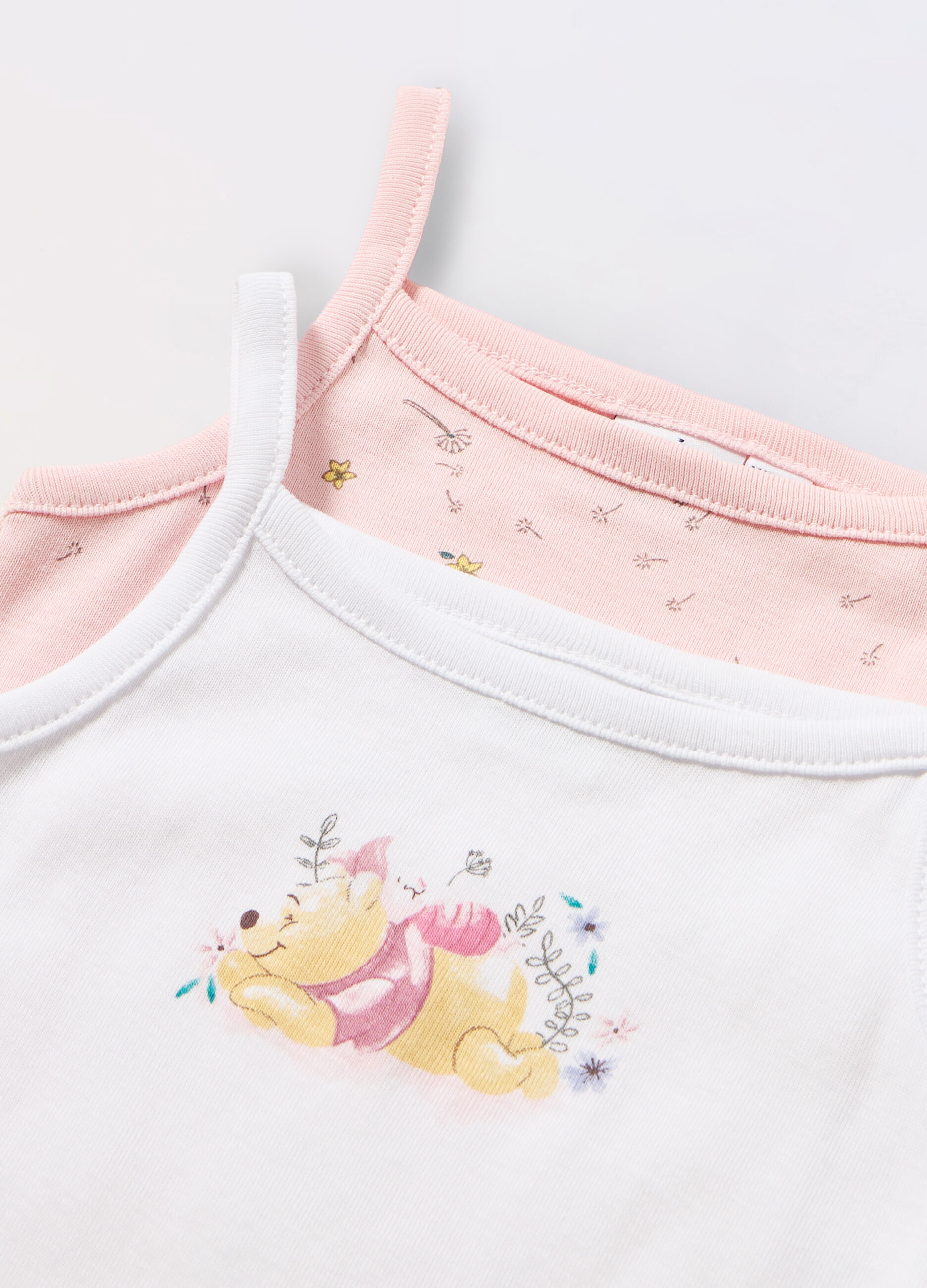 Pack 2 body in puro cotone neonata
