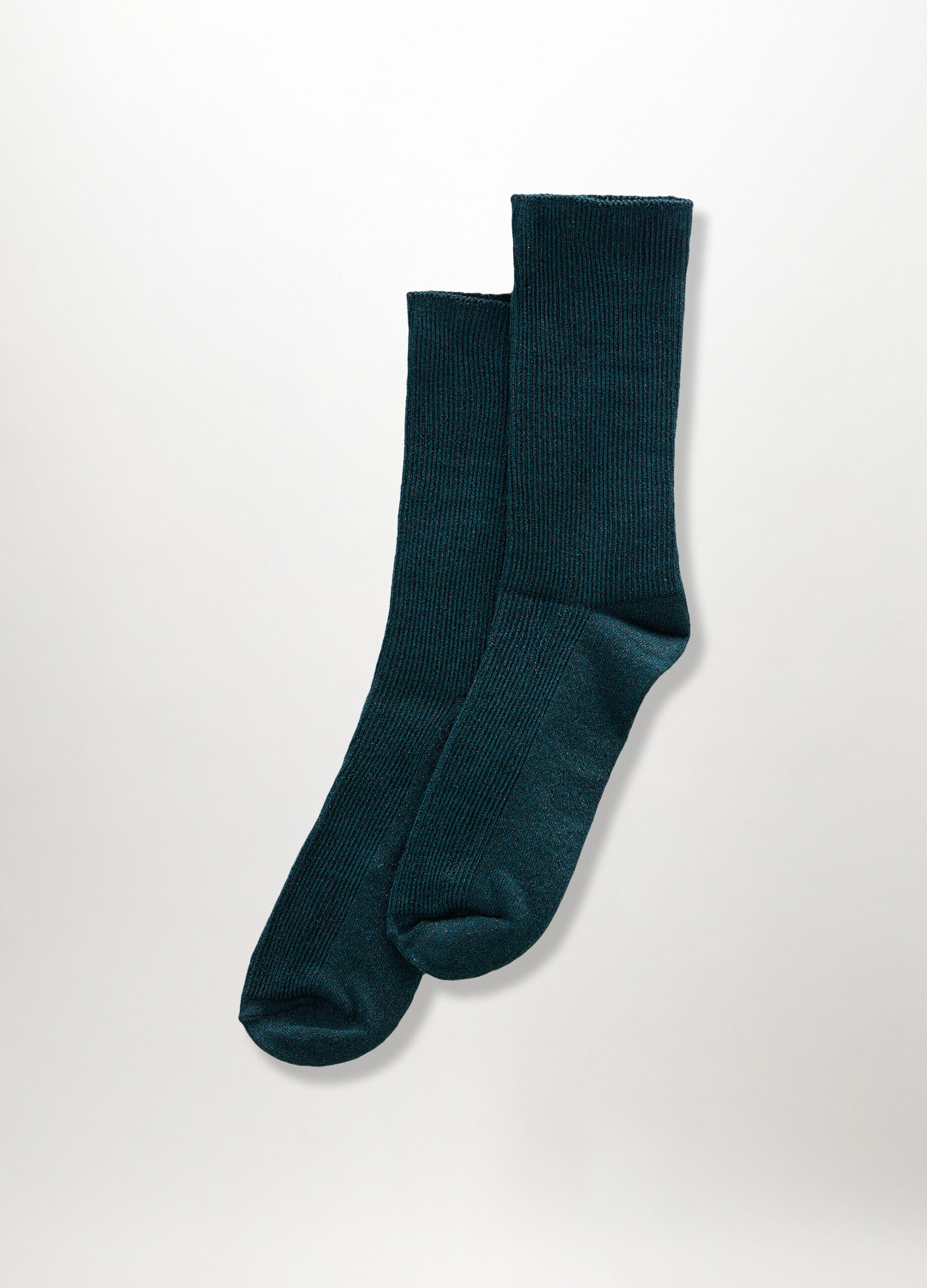Calze midi in costina misto lyocell donna_0