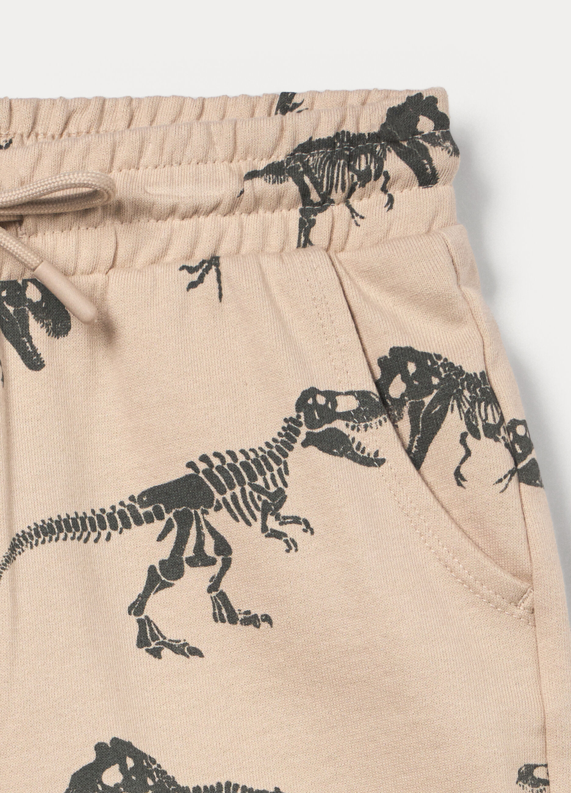 Shorts in french terry di puro cotone bambino_2