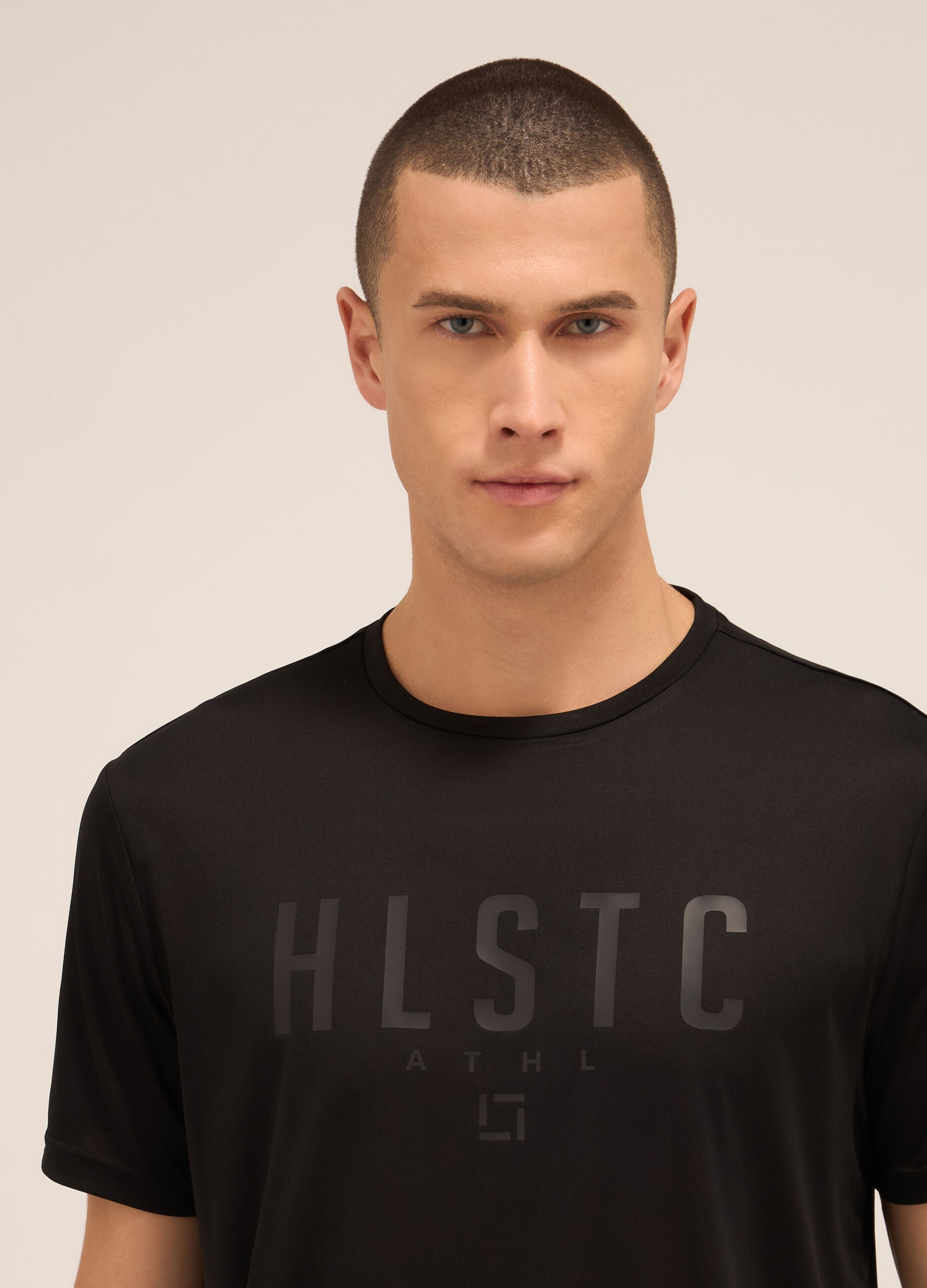 T-shirt sportiva a maniche corte in jersey uomo_2