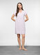 Camicia da notte corta in jersey di puro cotone donna_0