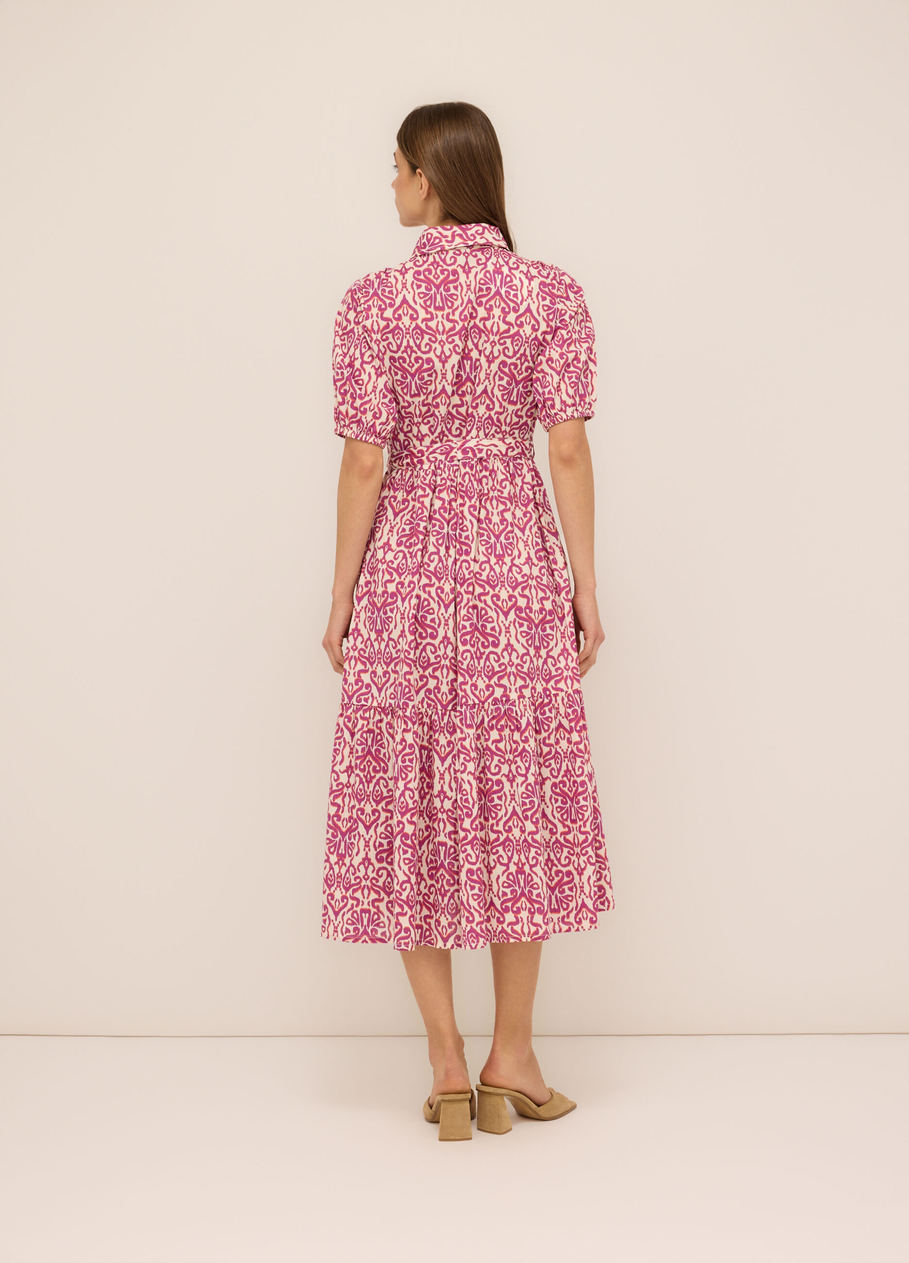 Vestito lungo in puro cotone donna_1