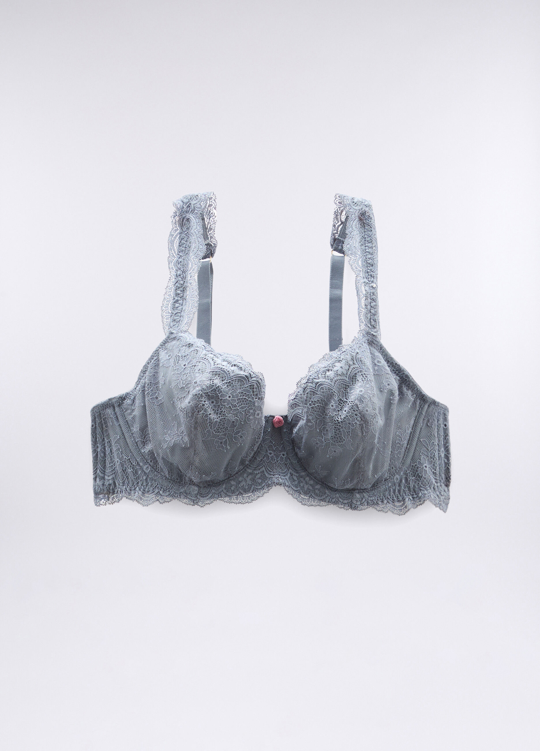 Reggiseno a balconcino in pizzo donna_0