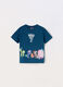 T-shirt in jersey di puro cotone bambino Inside Out _0