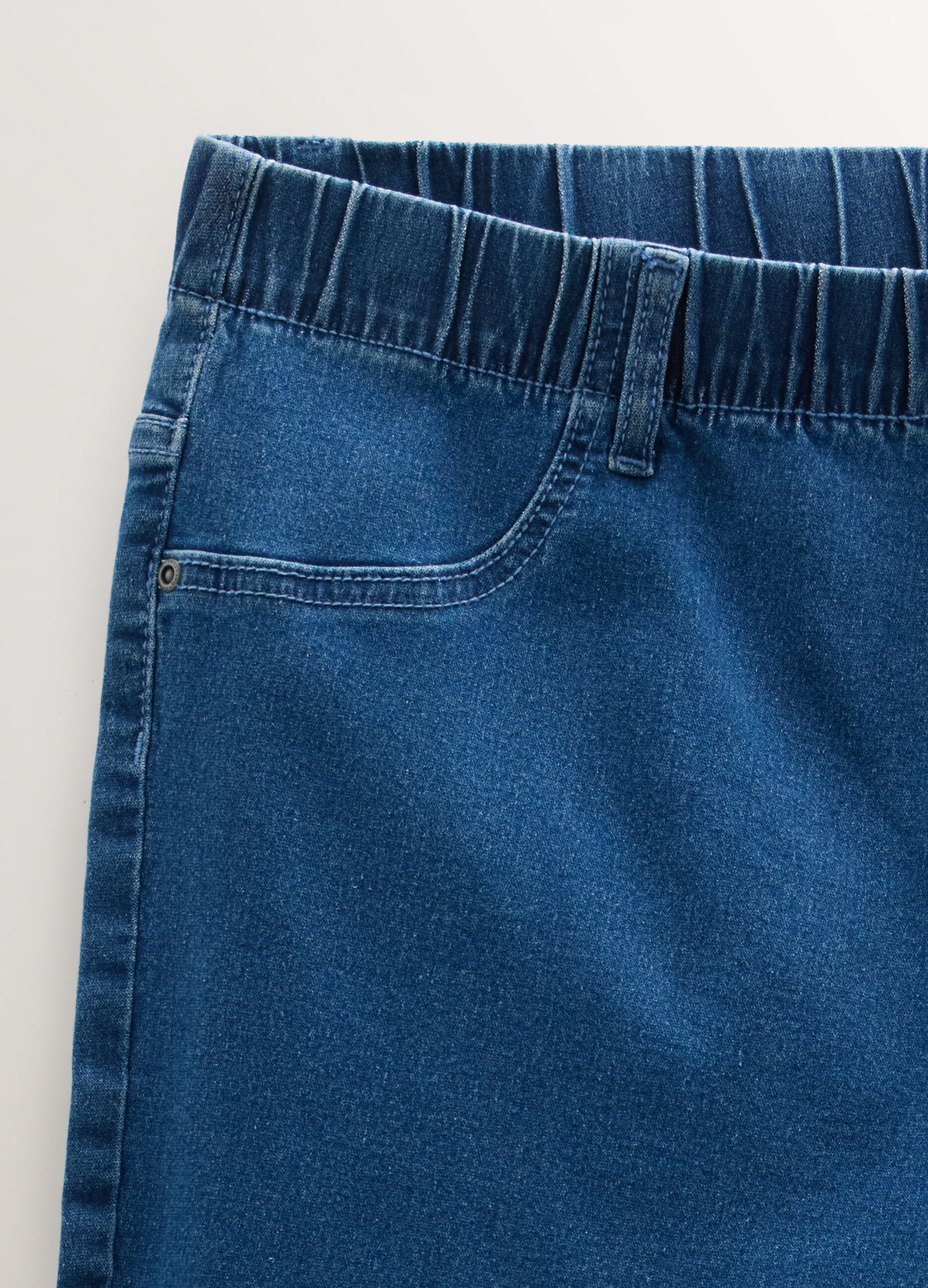 Jeggings Slim Fit in denim di cotone stretch donna curvy_2