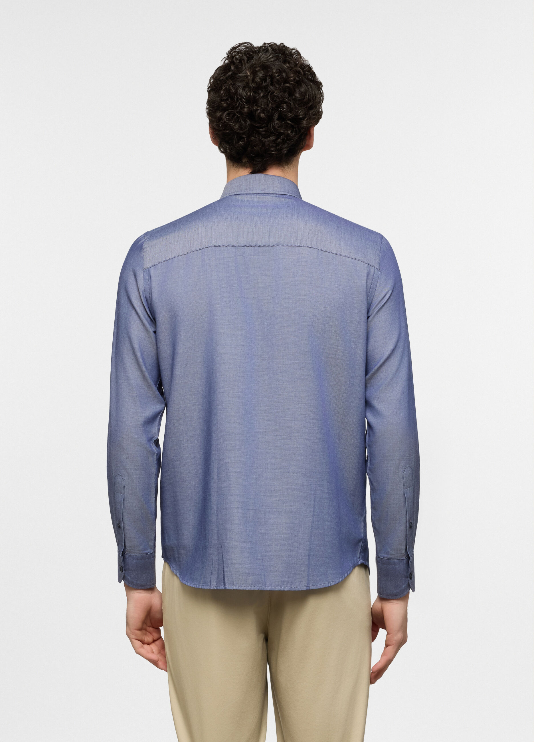 Camicia regular fit colletto button down uomo_1