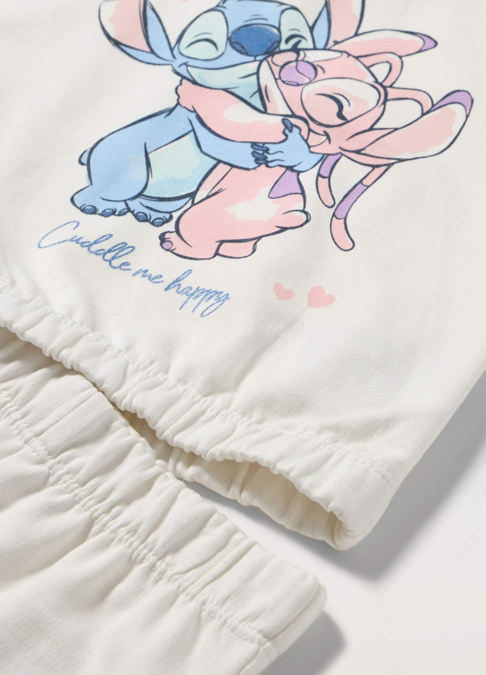 Jogging set in puro cotone neonata_1