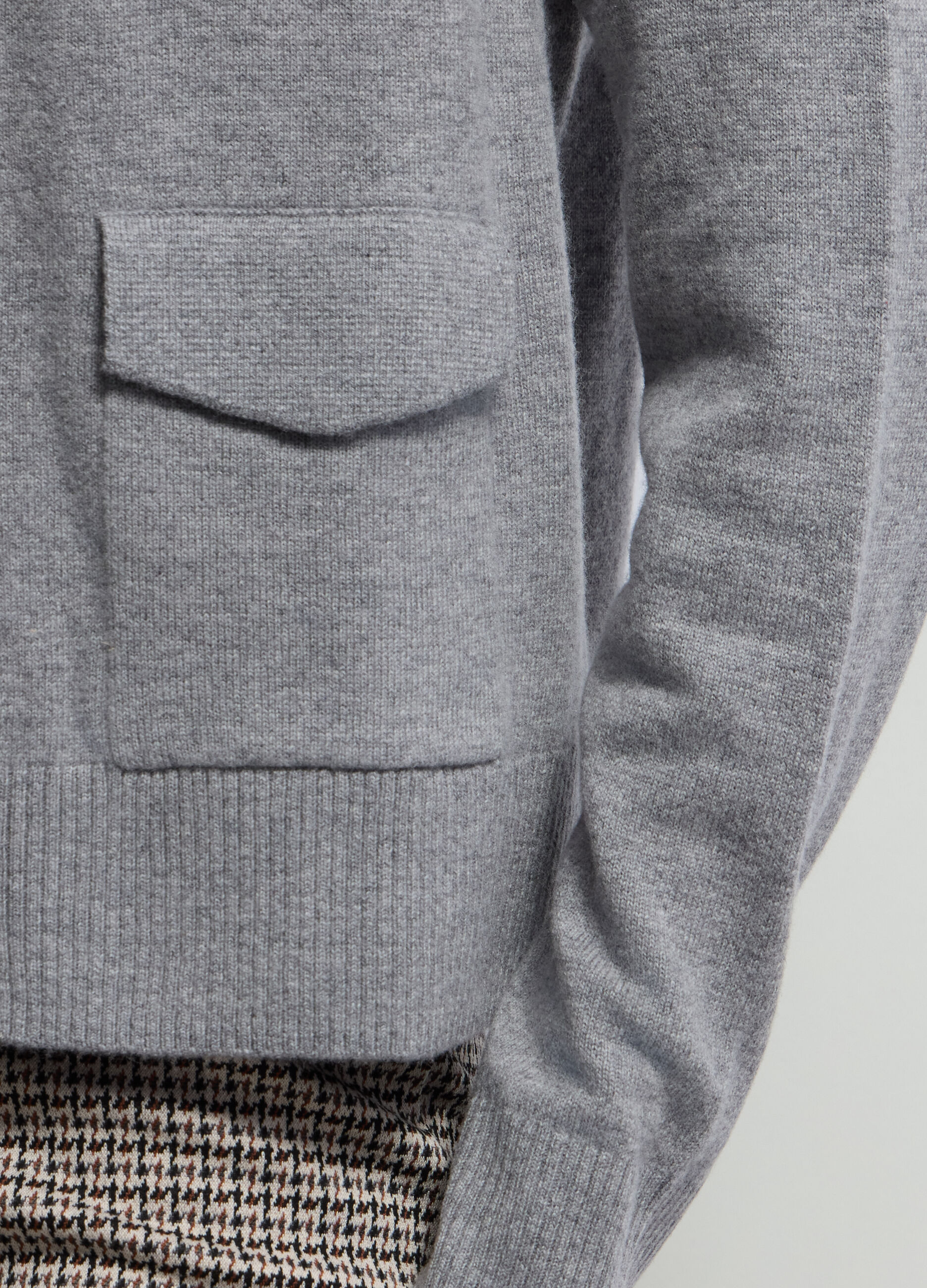Cardigan full zip misto cashmere dona_2