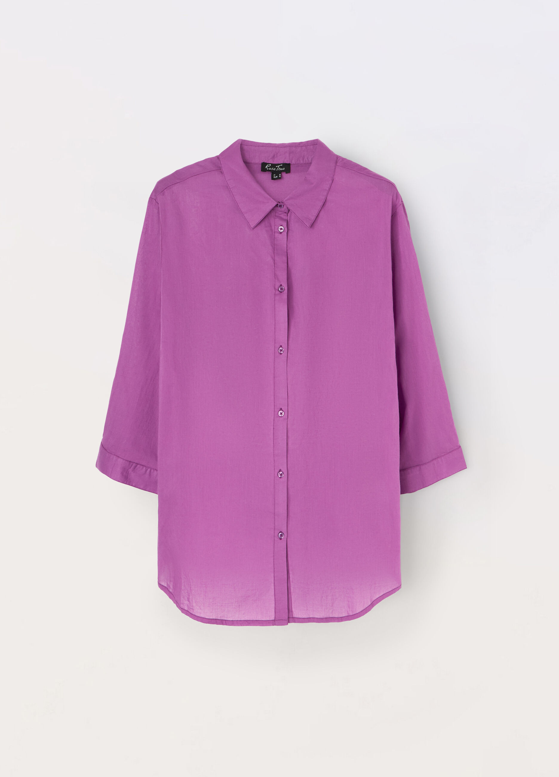 Camicia in puro cotone donna curvy_0