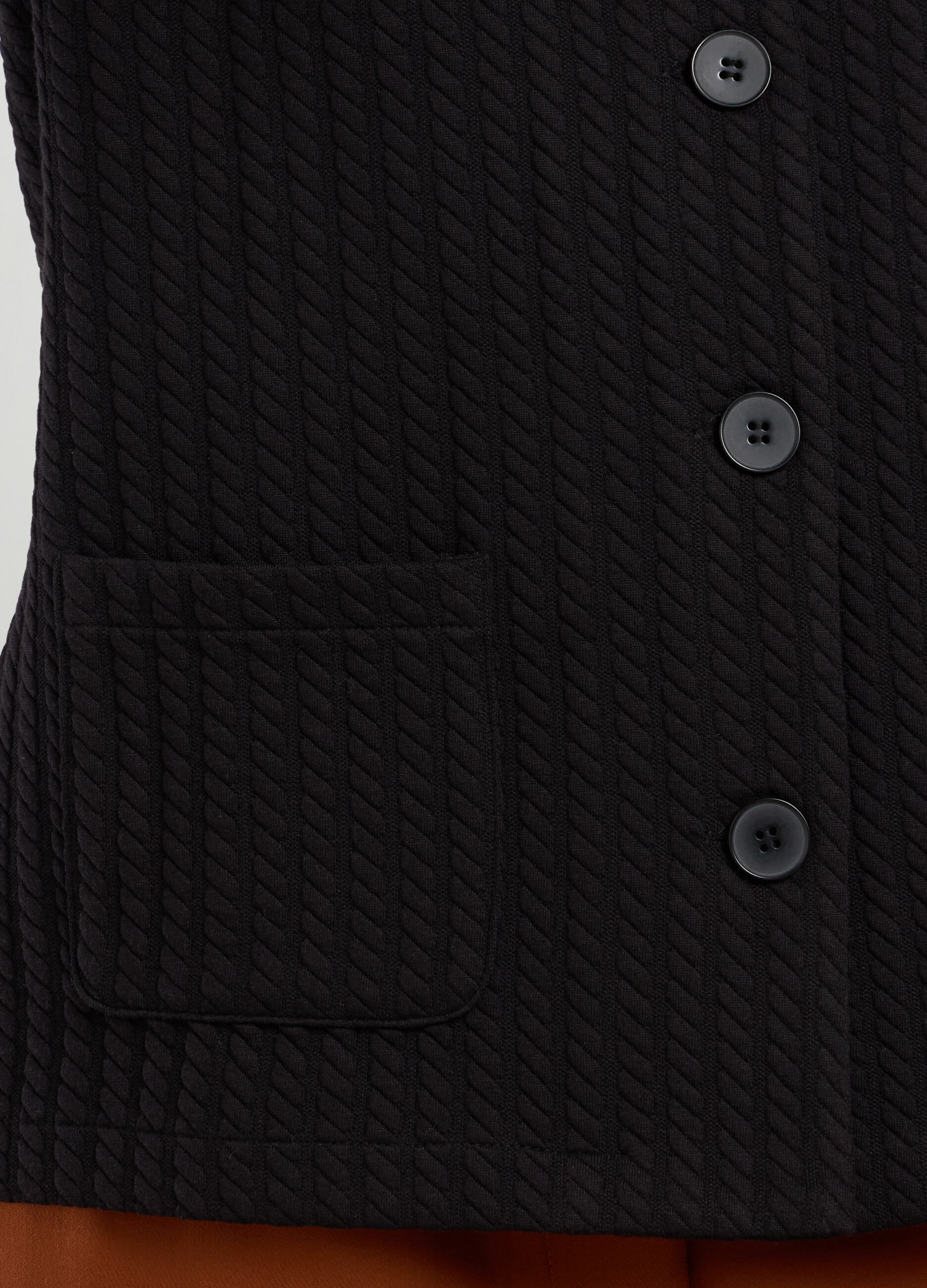 Giacca jacquard in tessuto strech donna_2