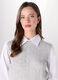 Gilet con inserto camicia donna _2