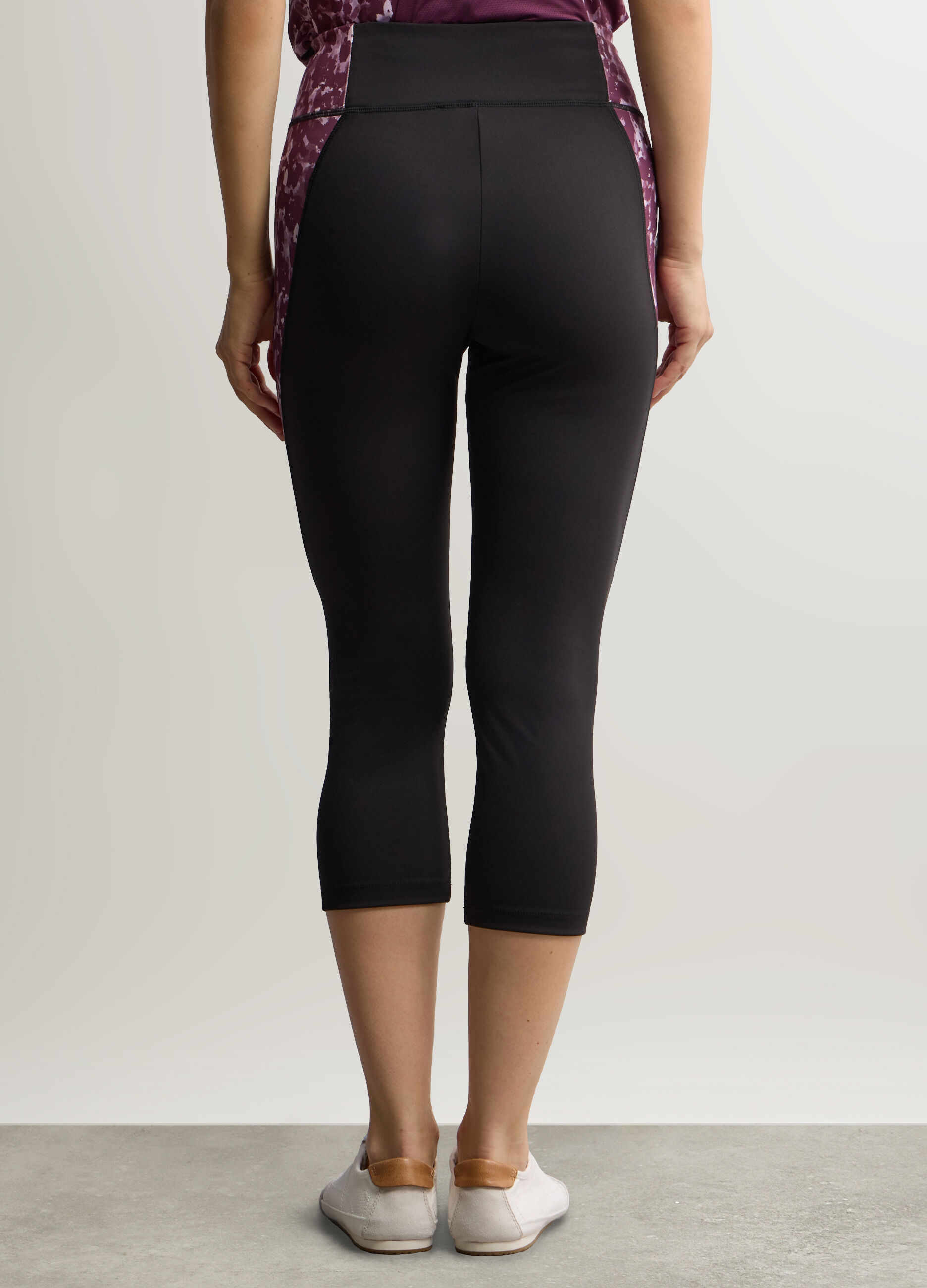 Leggings Capri in interlock stretch donna_2