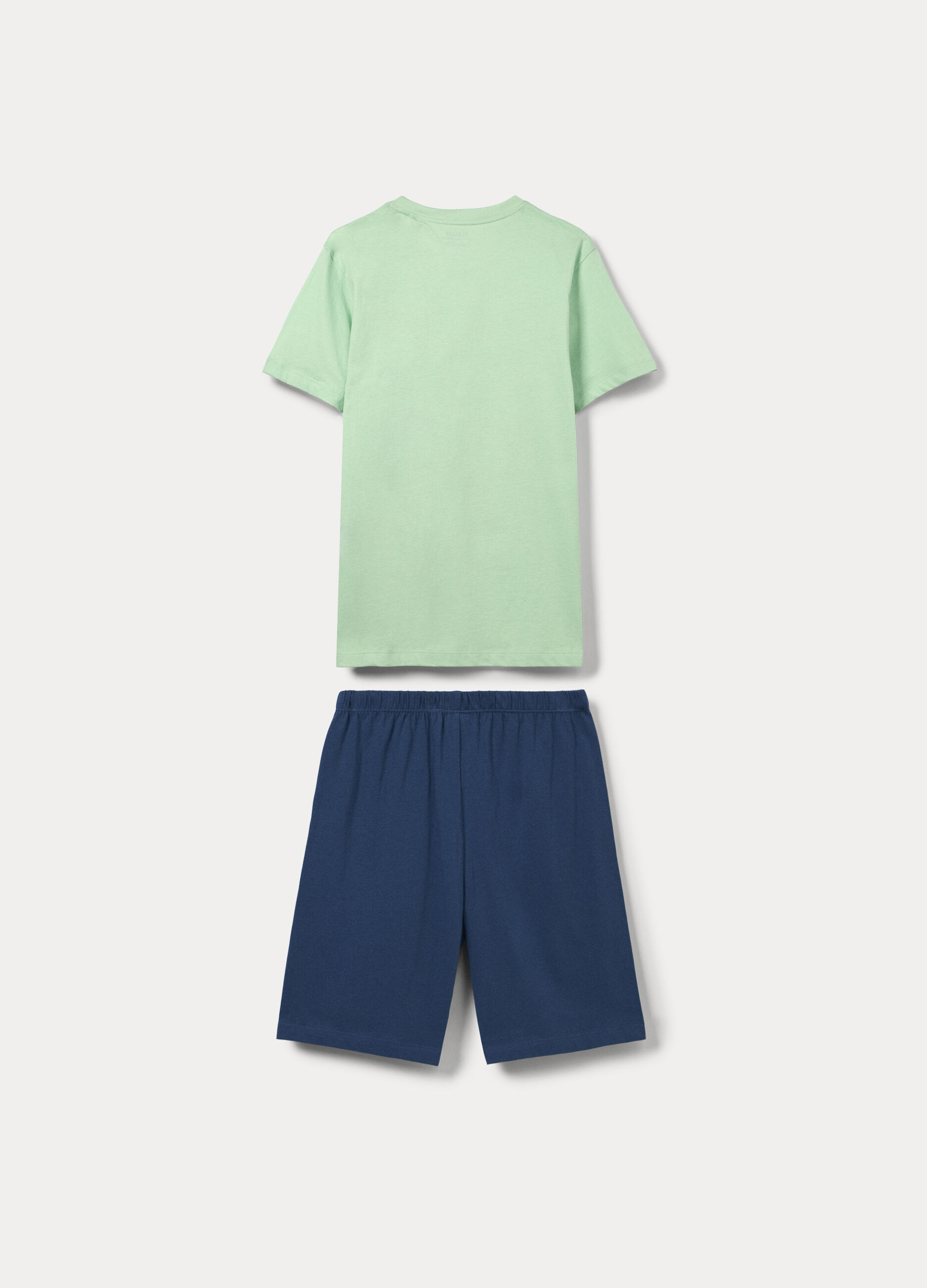 Set pigiama corto in jersey di puro cotone ragazzo_1