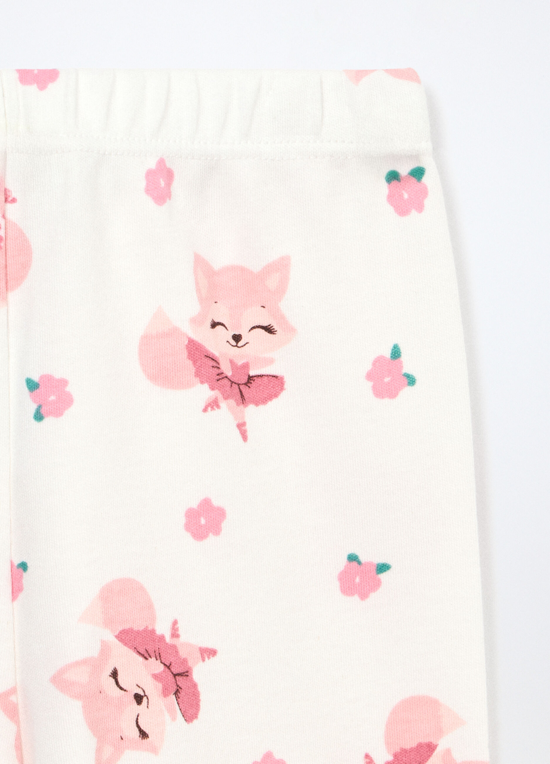 Set pigiama in interlock di puro cotone neonata_3