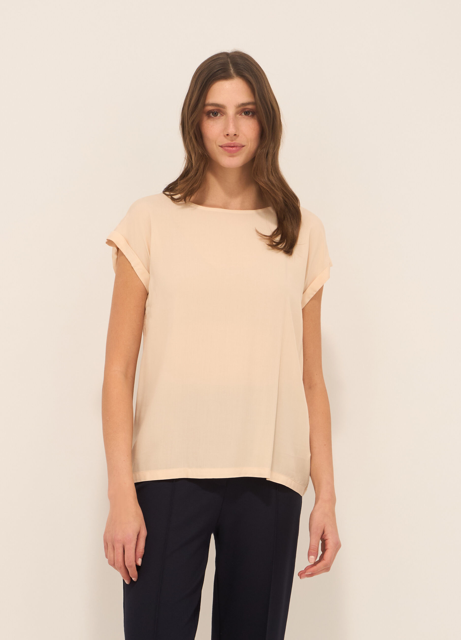 Blusa in pura viscosa donna _0