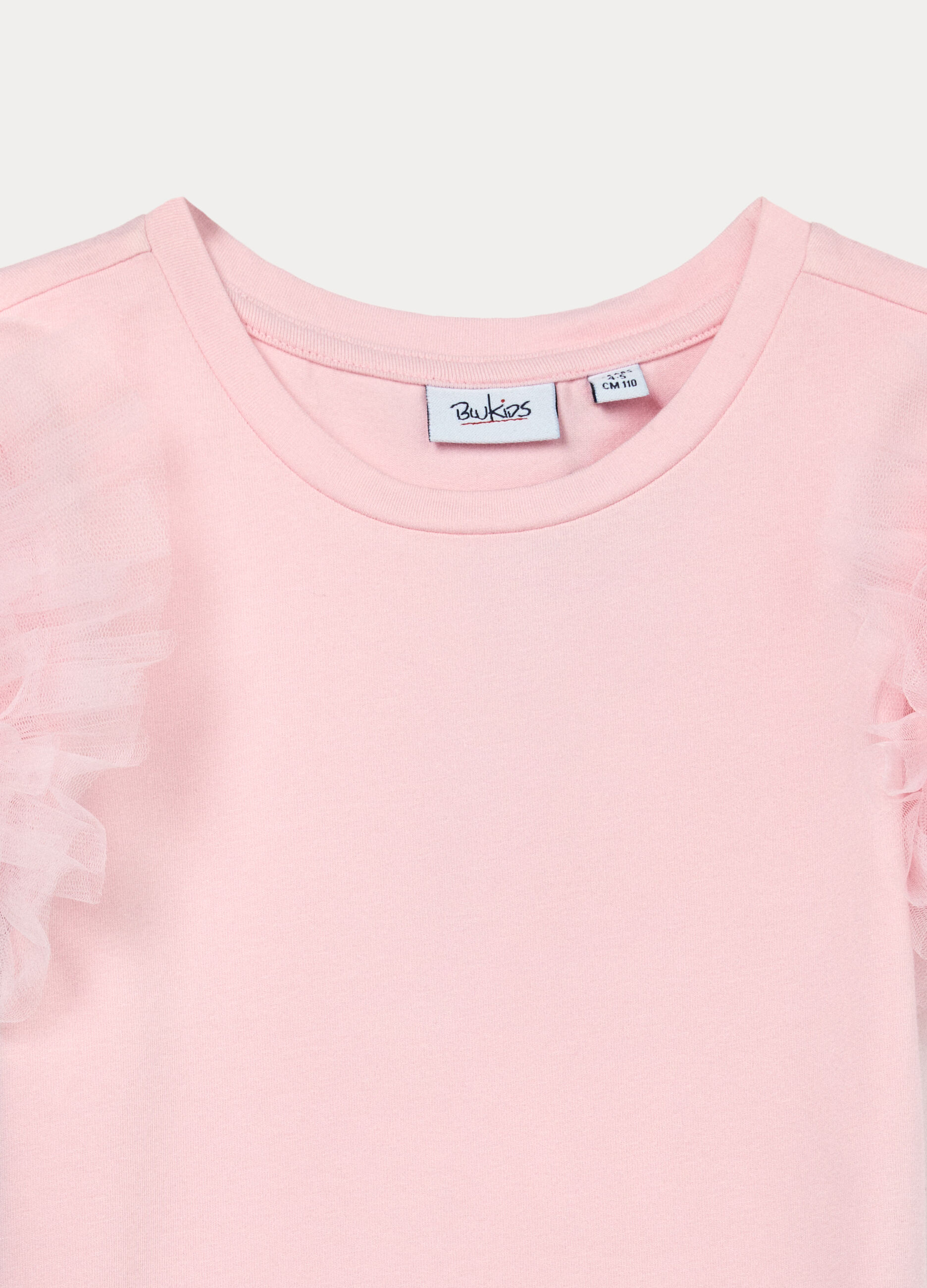 T-shirt in jersey di cotone stretch bambina_2