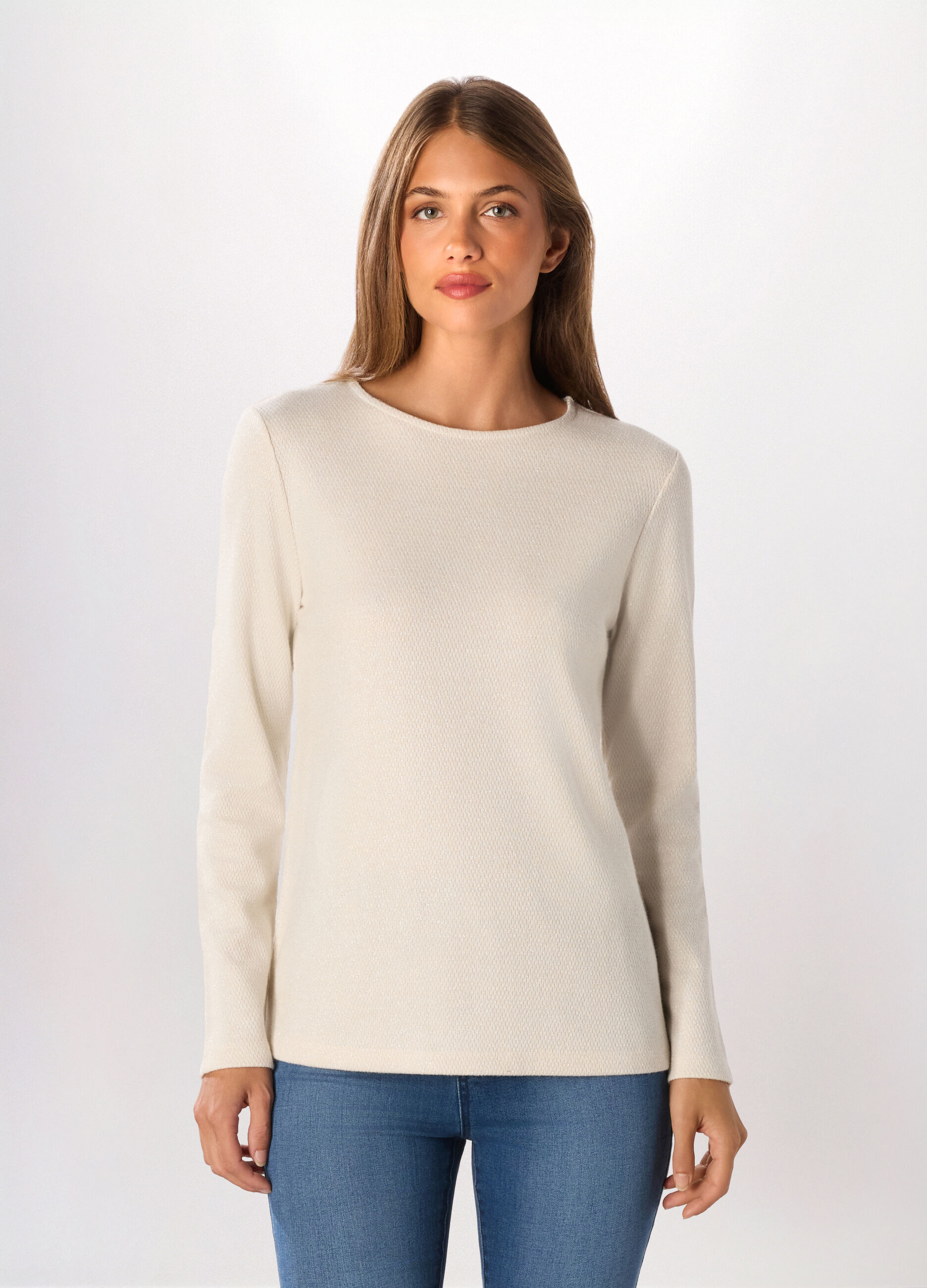 T-shirt misto viscosa donna_0